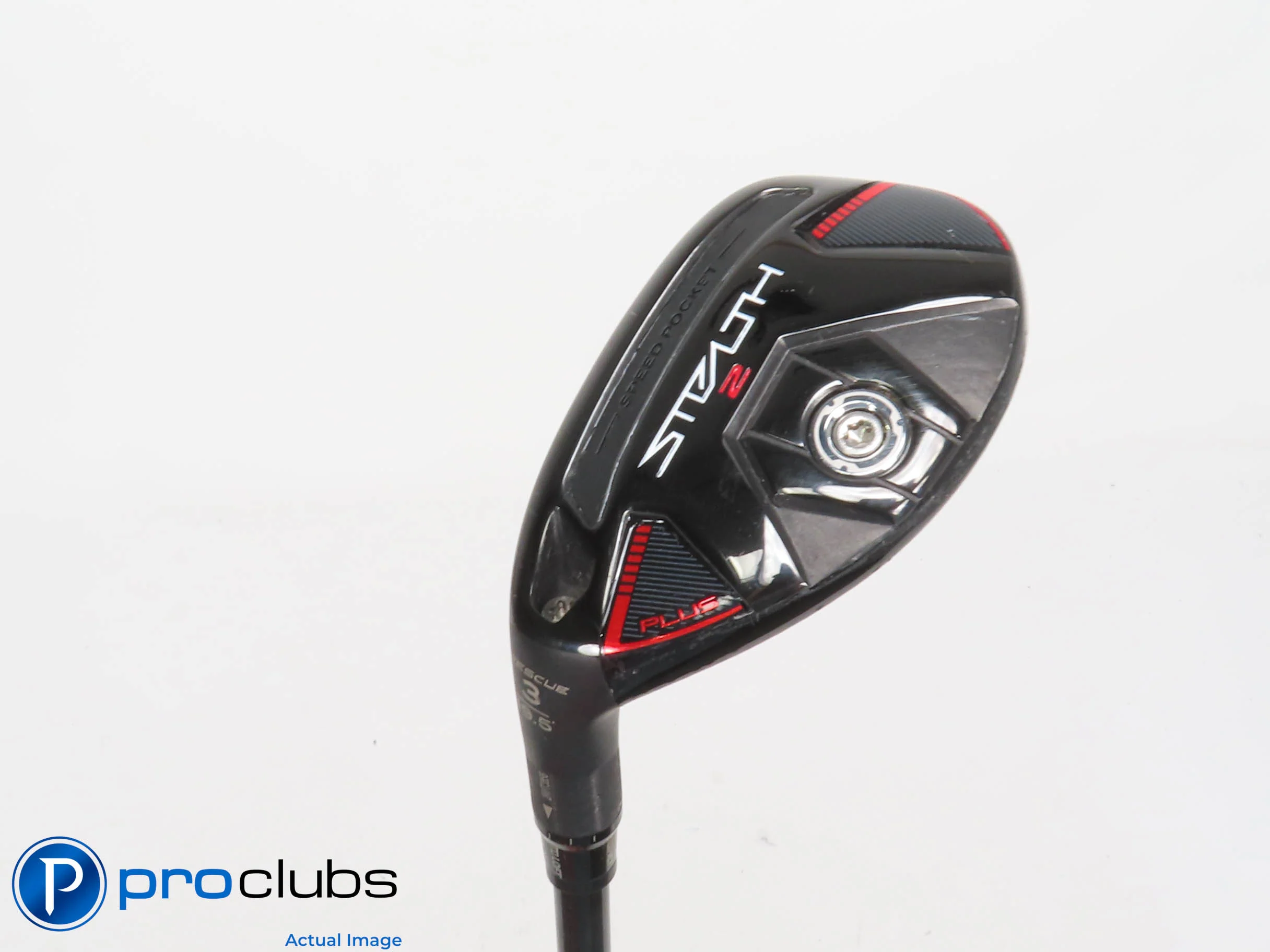 Left Handed TaylorMade Stealth2 PLUS 19.5* 3 Hybrid - Kuro Kage Regular - 410906