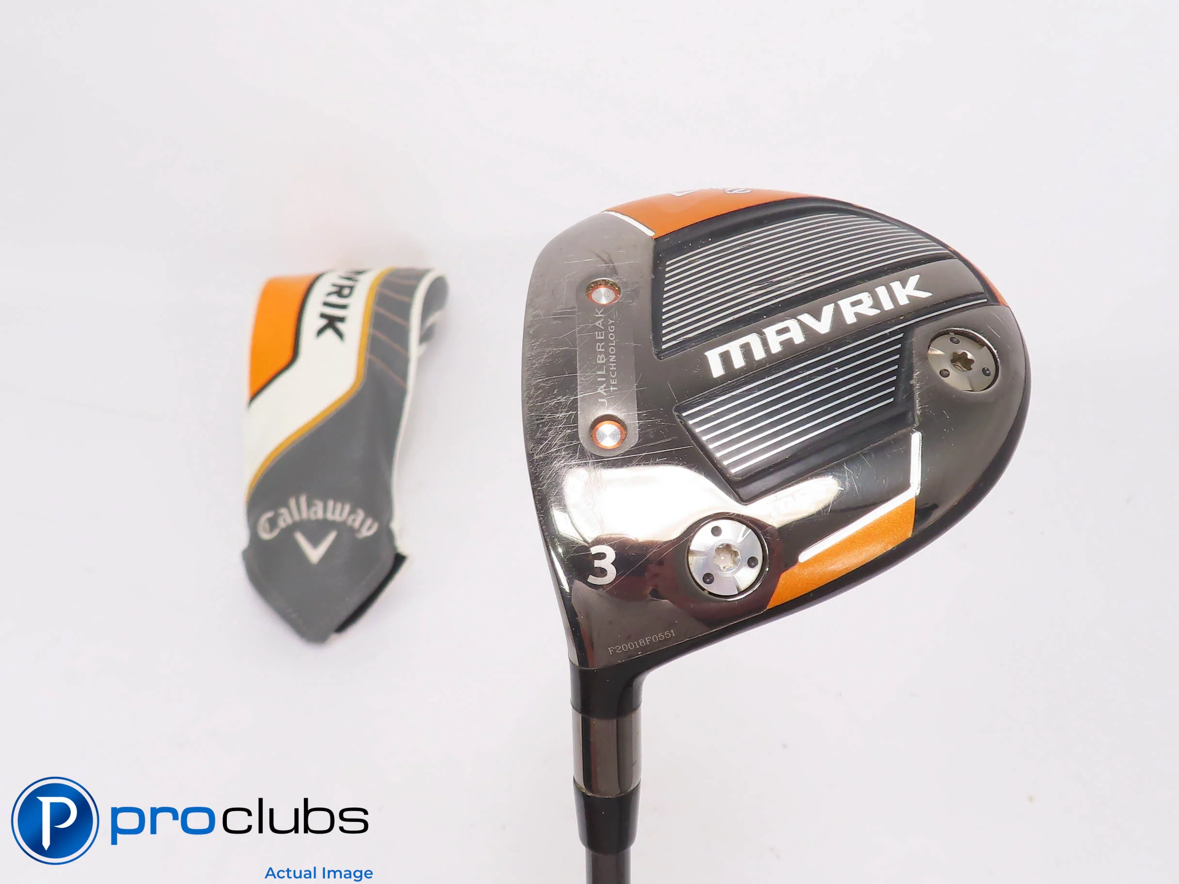 Left Handed Callaway Mavrik MAX 3 Wood w/HC - Riptide 60g Regular Flex - 504756