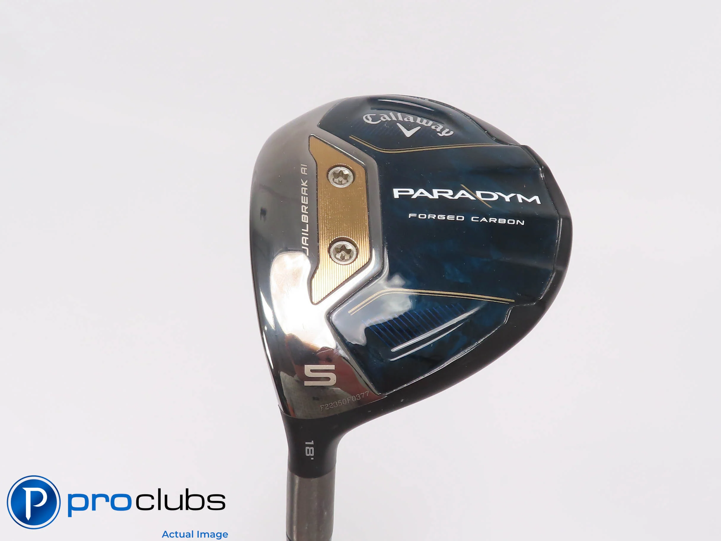 Left Handed Callaway Paradym 18* 5 Wood - UST Helium 5F3 Regular Flex - 509798