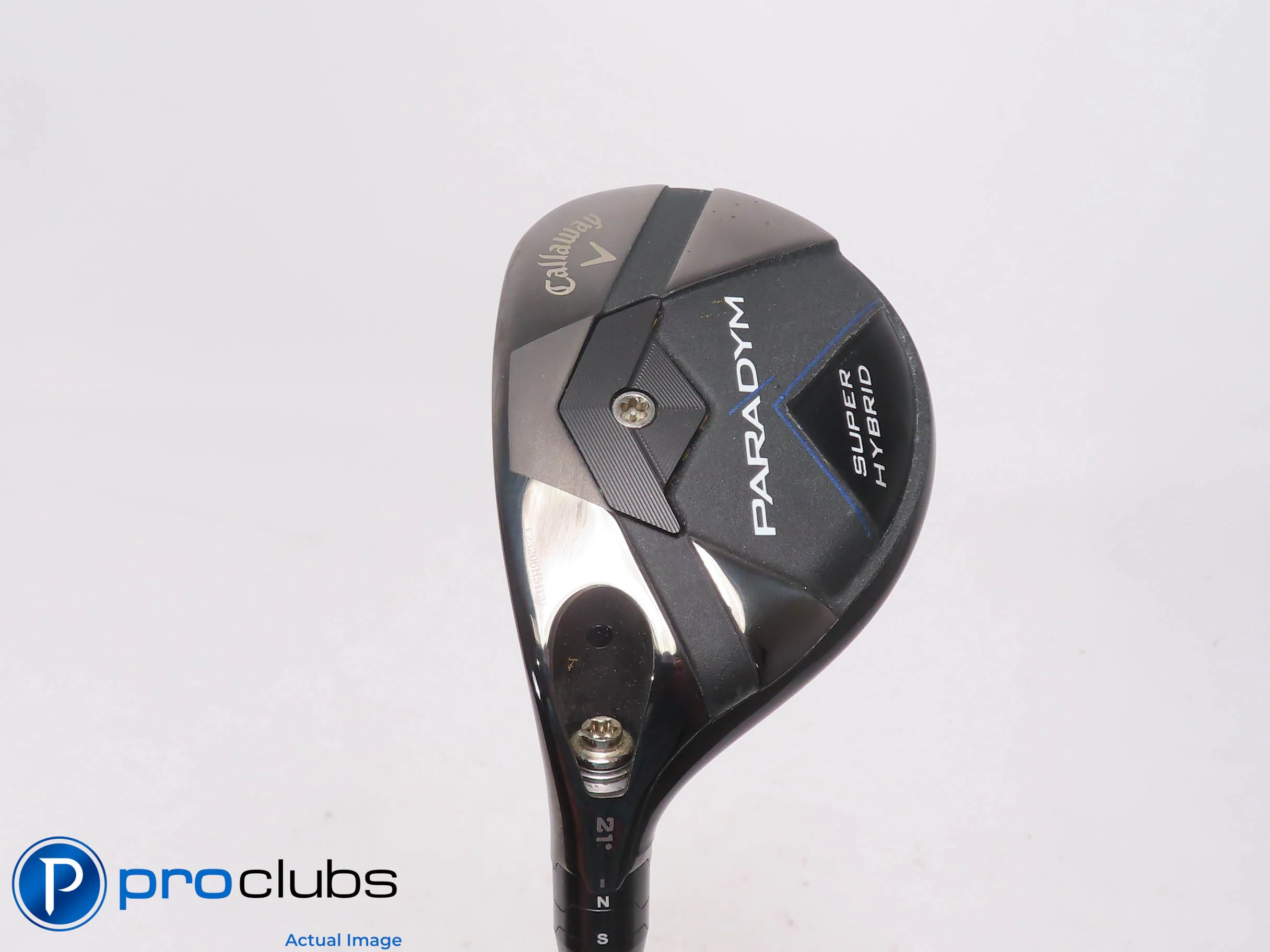 Nice Left Handed Callaway Paradym 21* Super Hybrid HZRDUS 90g Stiff Flex 508737