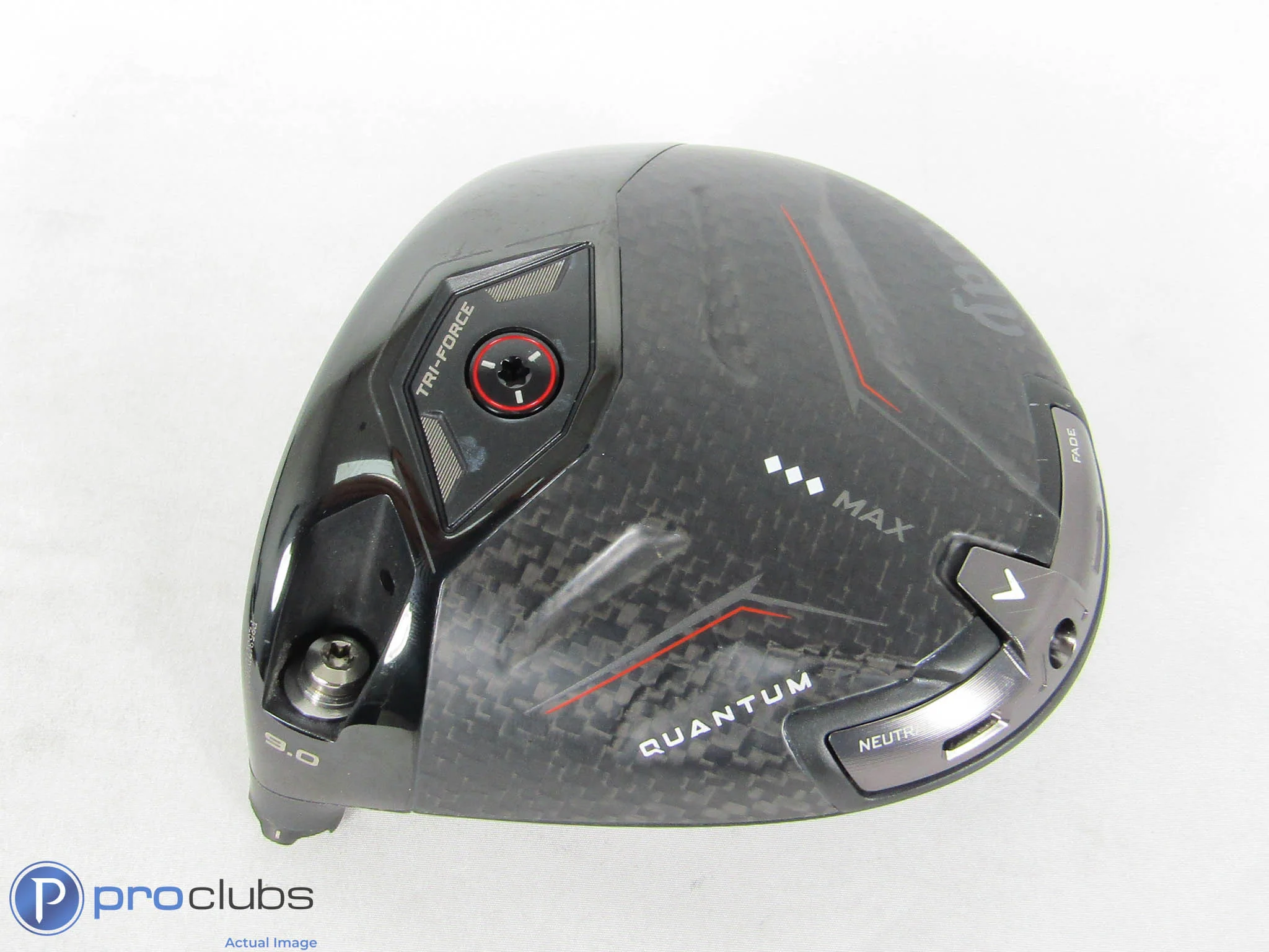 Left Handed! Callaway Quantum Triple Diamond Max 9* Driver w/HC-Head Only-511170