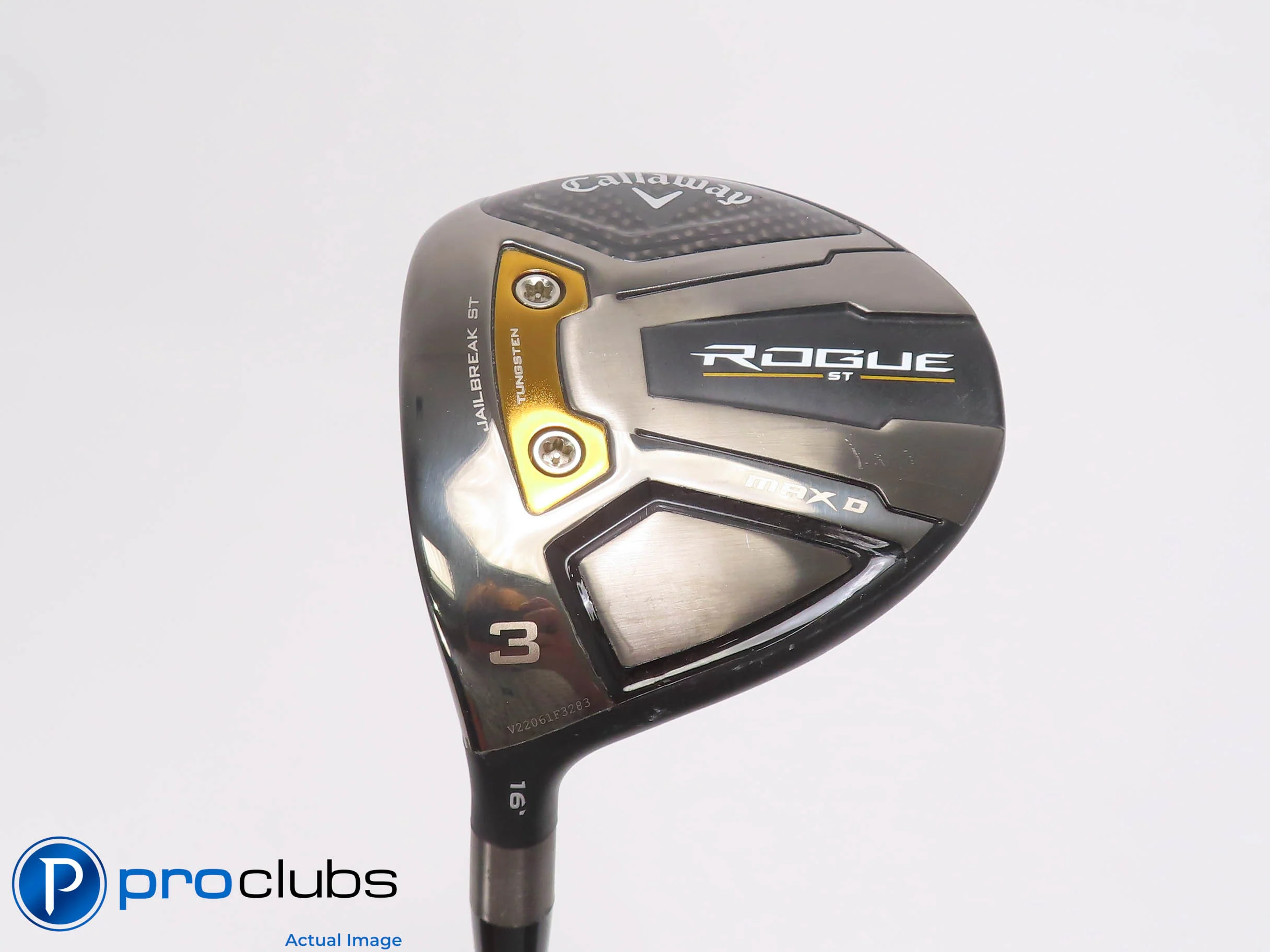 Left Handed Callaway Rogue ST MAX D 16* 3 Wood - Gen5 HZRDUS 70g Regular #509712