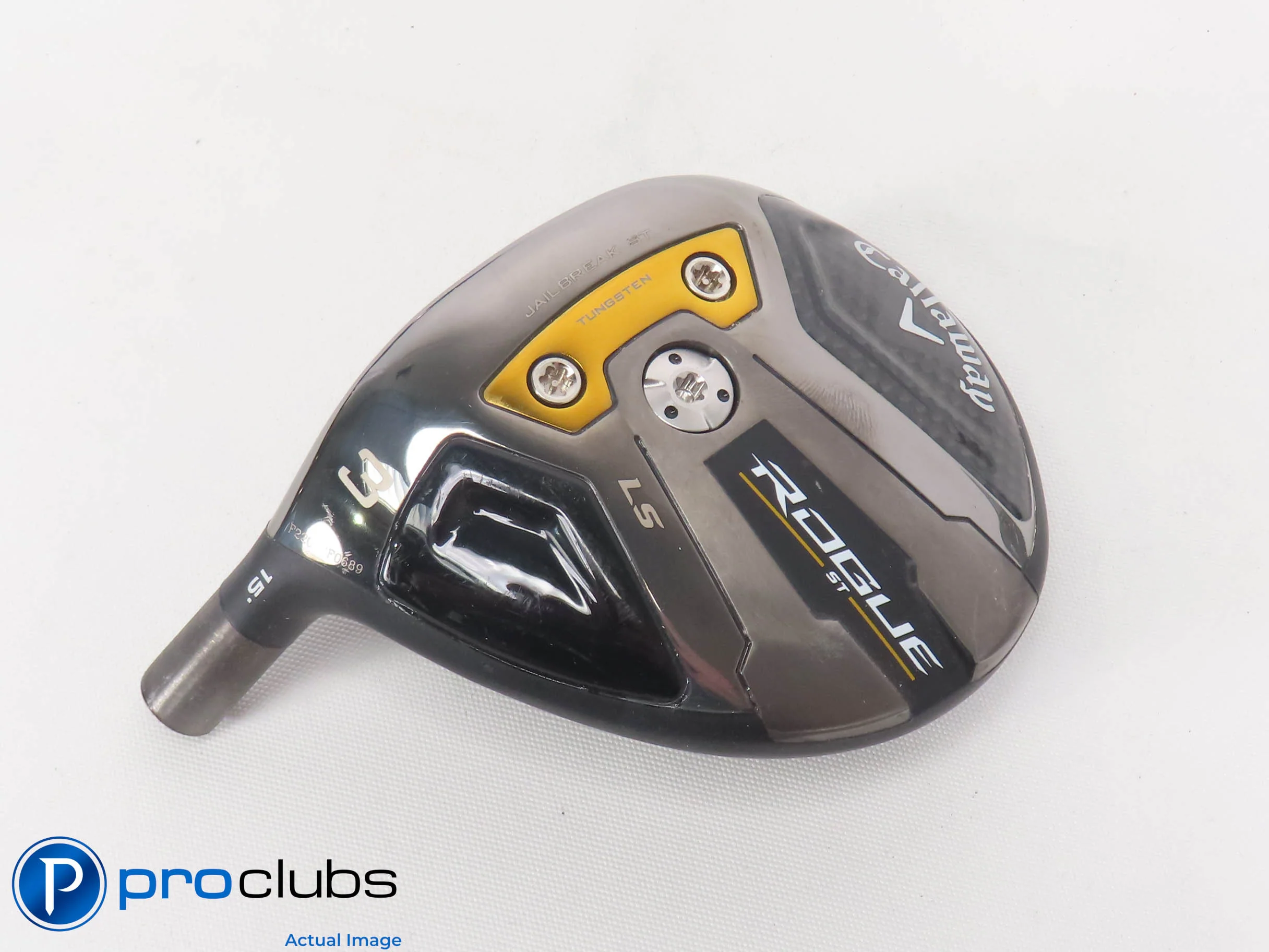 Nice! Left Handed Callaway Rogue ST LS 15* 3 Wood - Head Only - 506753