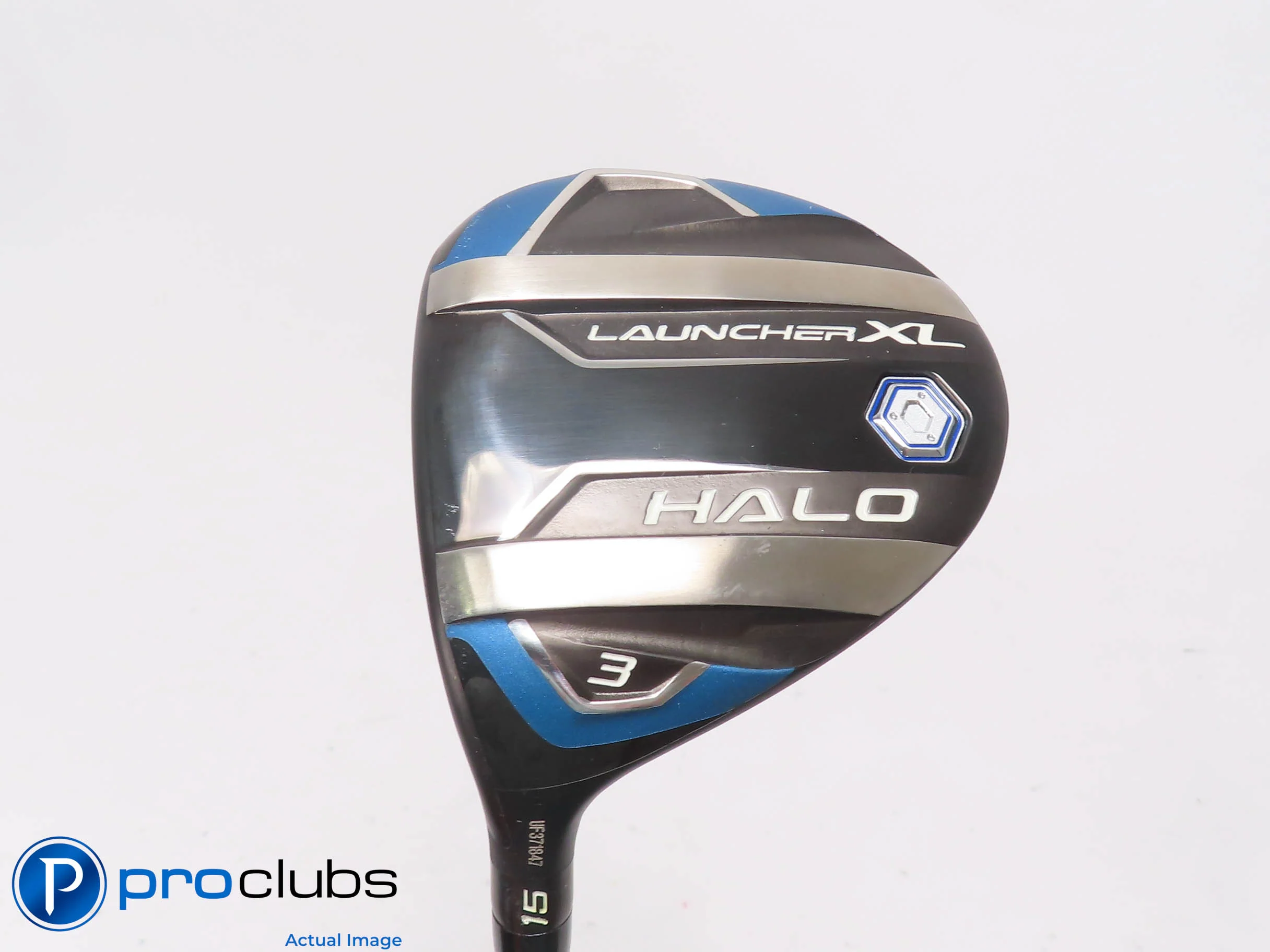 Left Handed Cleveland Launcher XL Halo 15* 3 Wood Helium 5F3 Regular Flex 512362