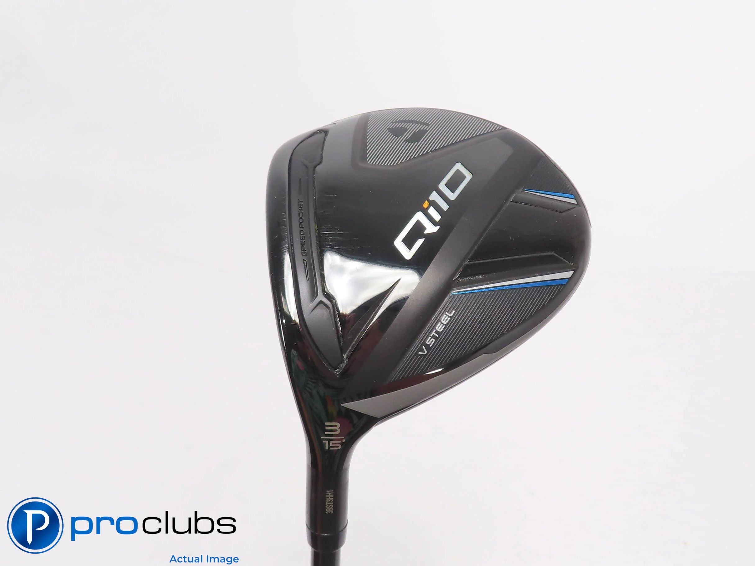 Nice Left Handed TaylorMade Qi10 15* 3 Wood - Ventus TR Blue 6 Stiff Flex 503332