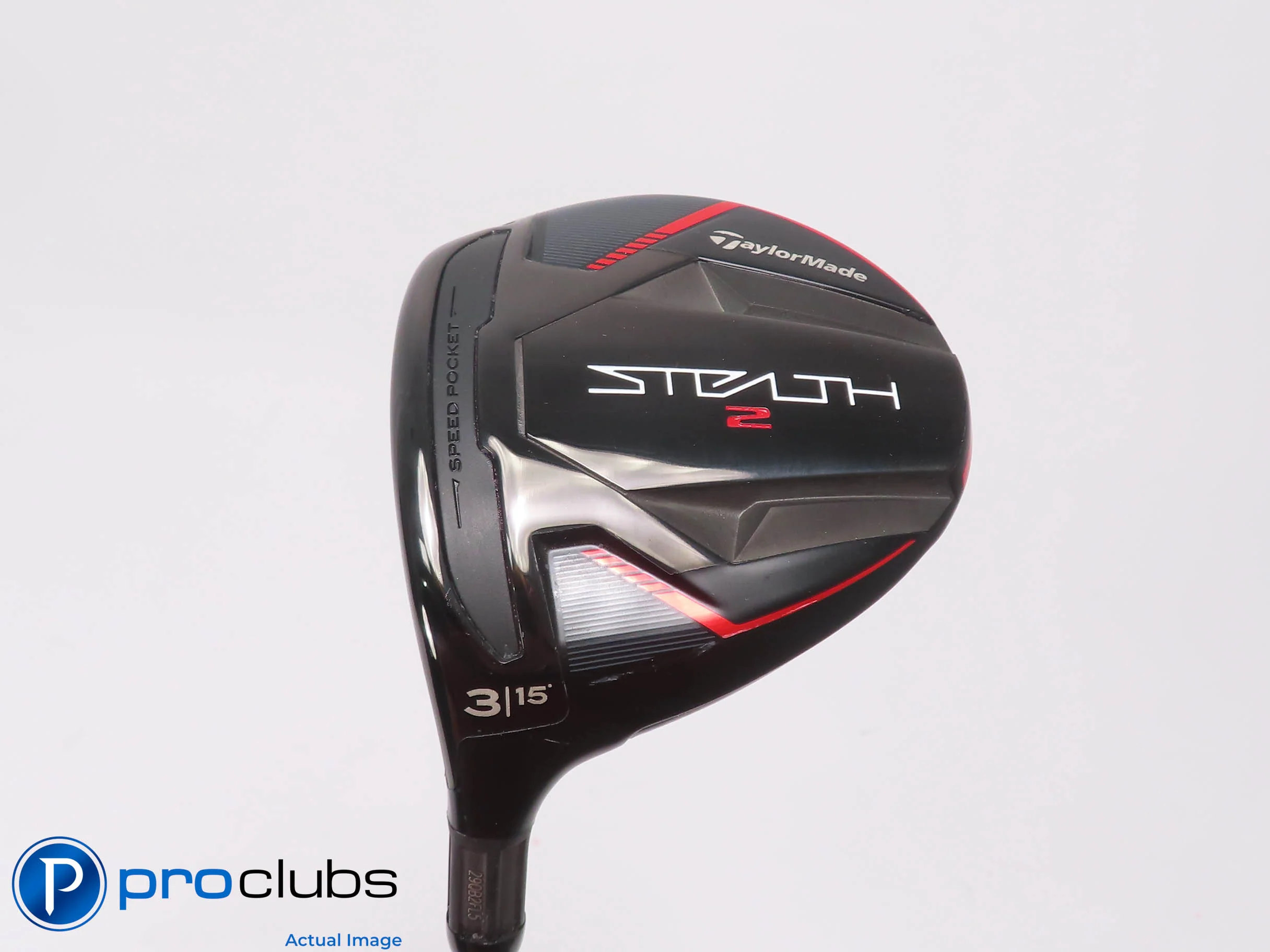 Nice Left Handed TaylorMade Stealth 2 15* 3 Wood HZRDUS 70g Regular Flex 510152