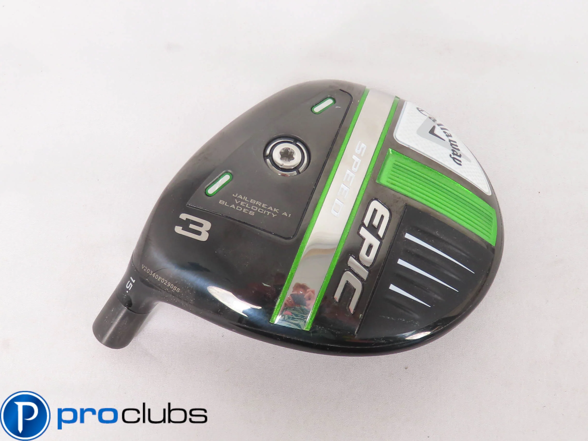 Mint! Left Handed Callaway 21' Epic Speed 15* 3 Wood - Head Only - 299697