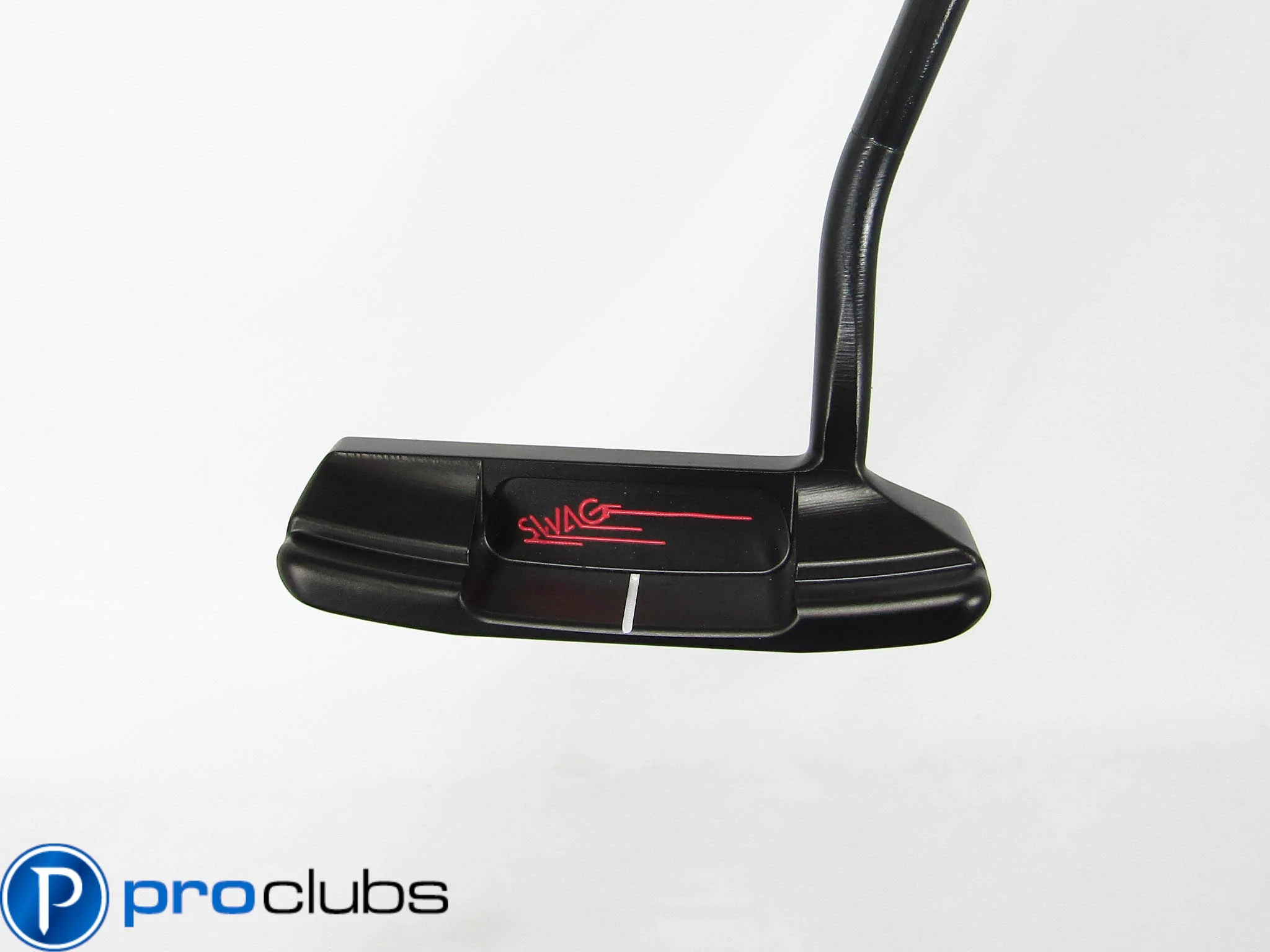 MINT! Left Handed SWAG HANDSOME TOO F BLACK PVD PUTTER 34" w/HEADCOVER #475599 - Image 3