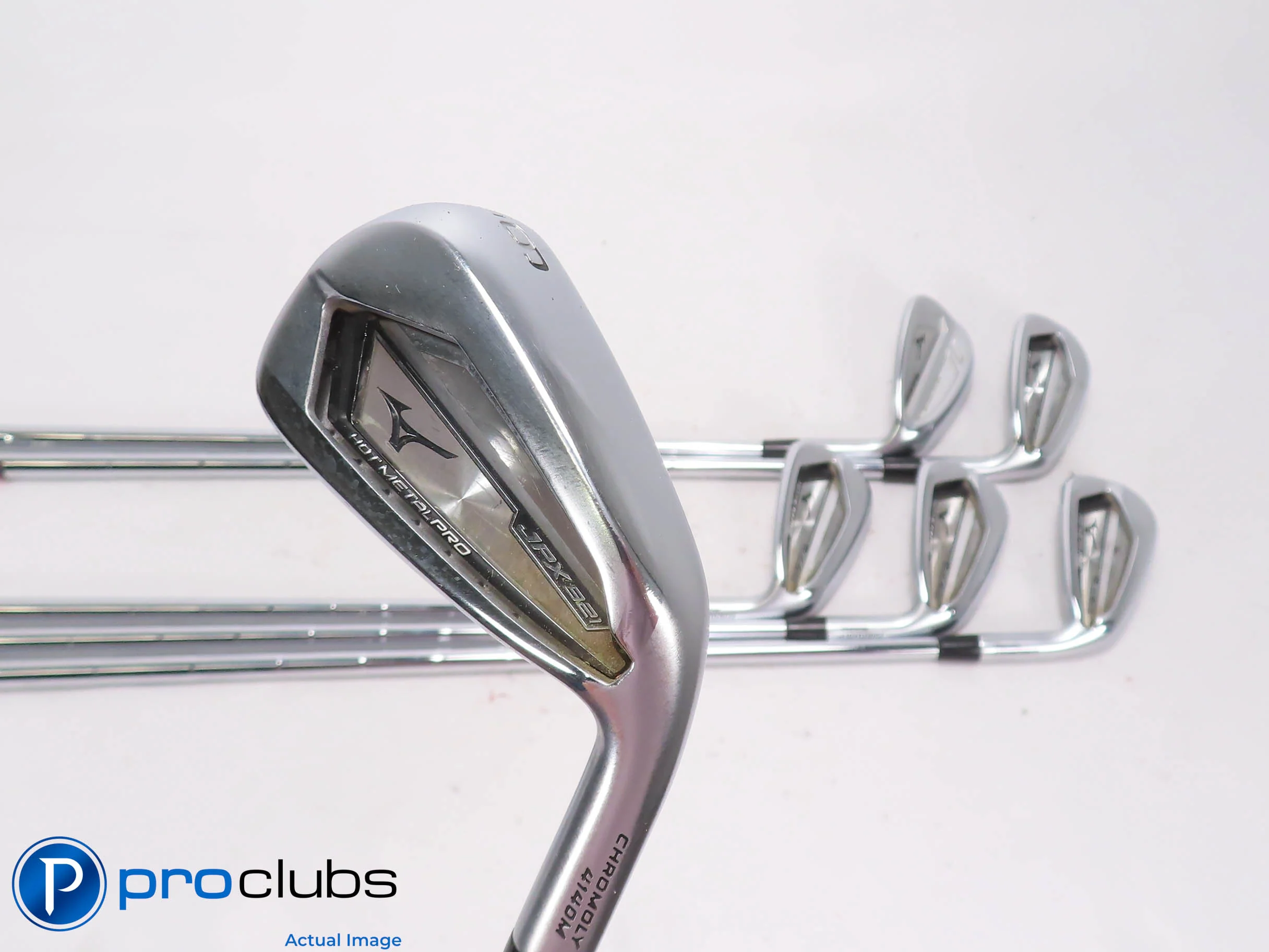 Mizuno JPX921 Hot Metal Pro 6-PW,GW Iron Set - Regular Flex Steel +1/2" 507913