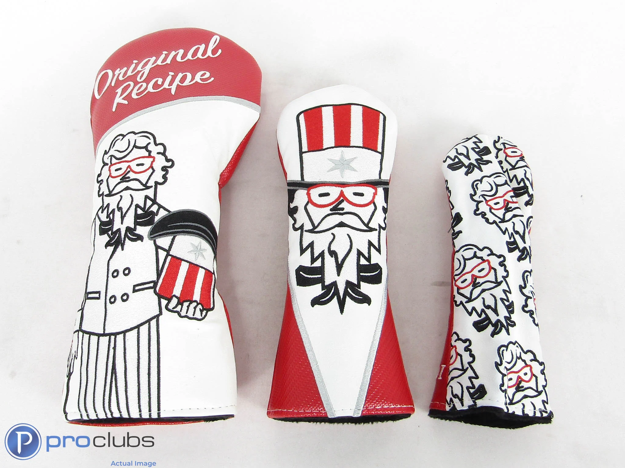 Rare! Bettinardi 3pc Chi-Town Original Recipe Headcover Wood Set - 509657