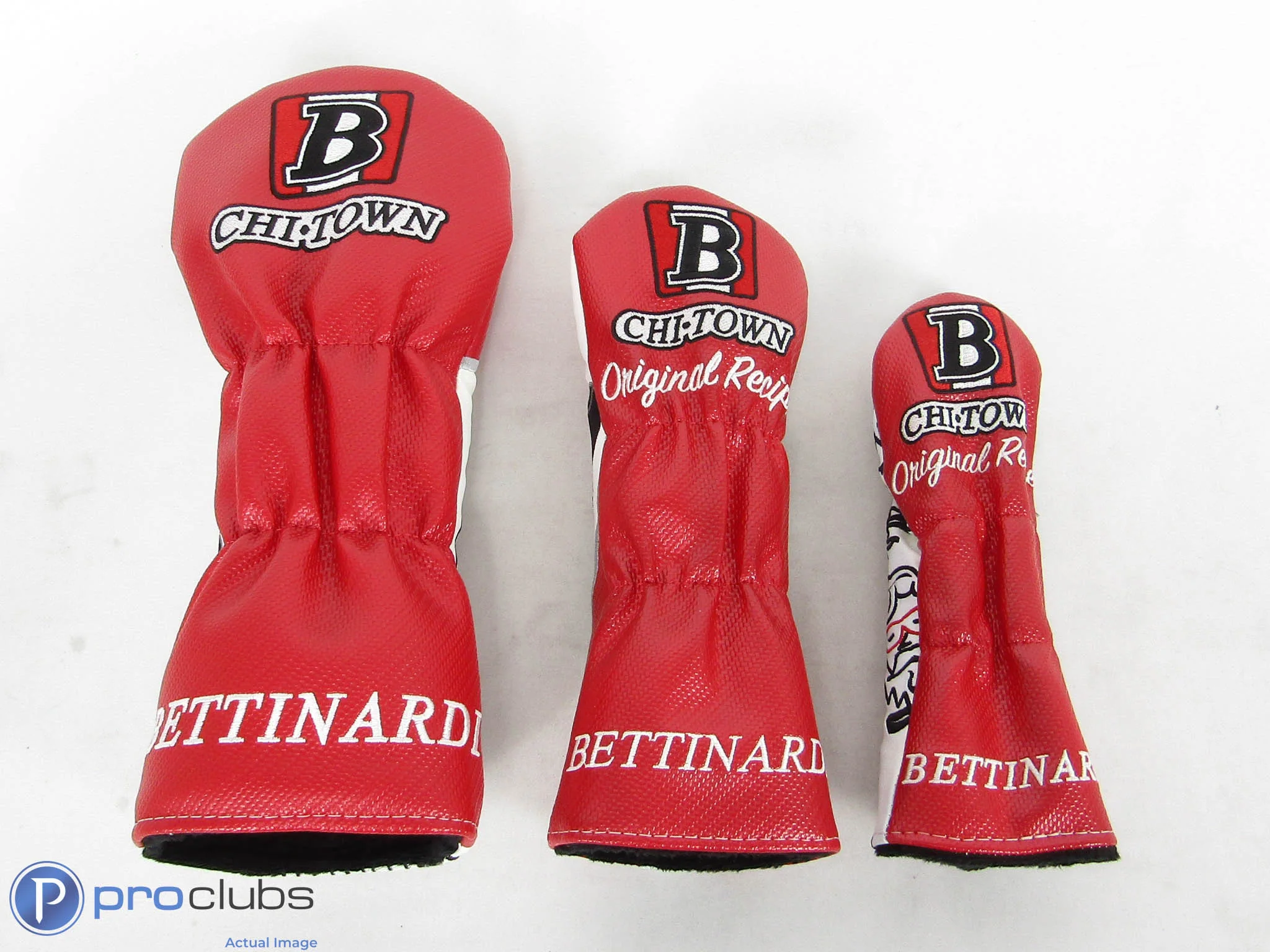 Rare! Bettinardi 3pc Chi-Town Original Recipe Headcover Wood Set - 509657 - Image 2
