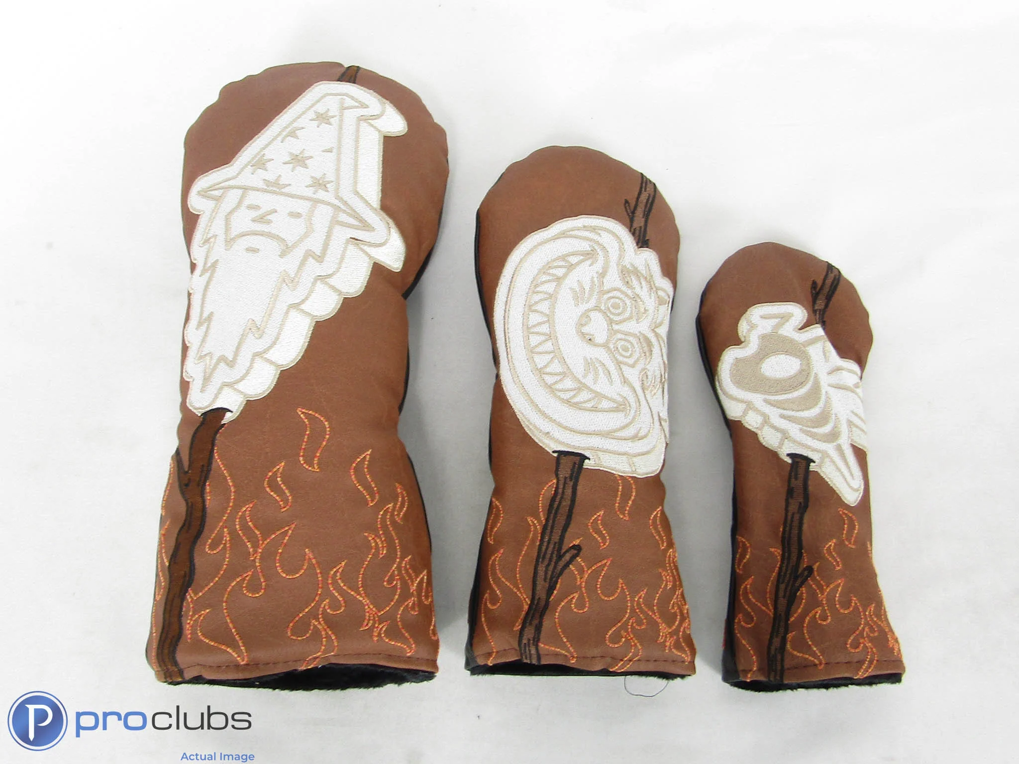 Rare! Bettinardi 3pc Marshmallow Multi Icon Headcover Wood Set - 509410