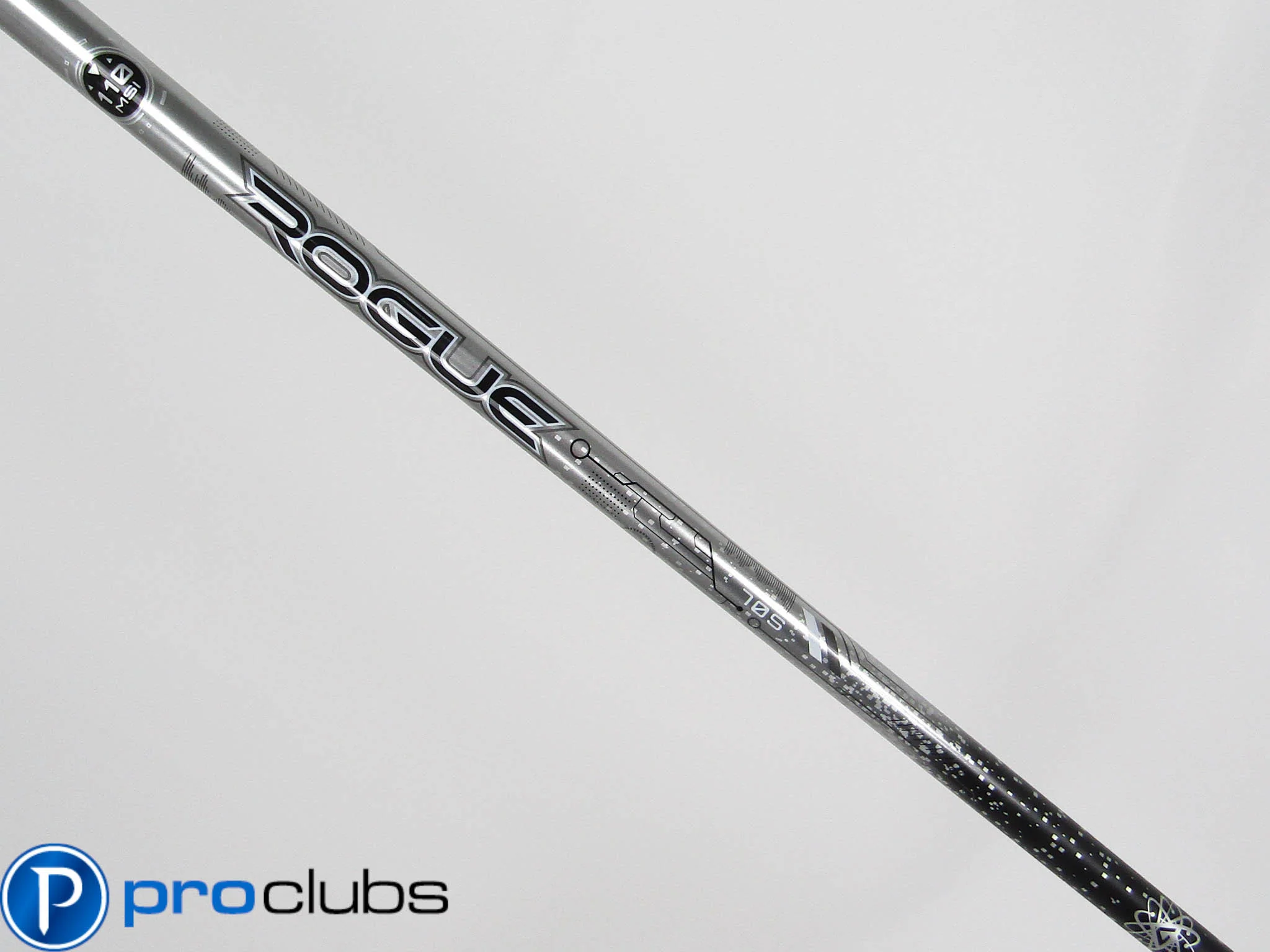 NEW ALDILA ROGUE SILVER 110 MSI 70 STIFF FLEX DRIVER SHAFT 46" #425097