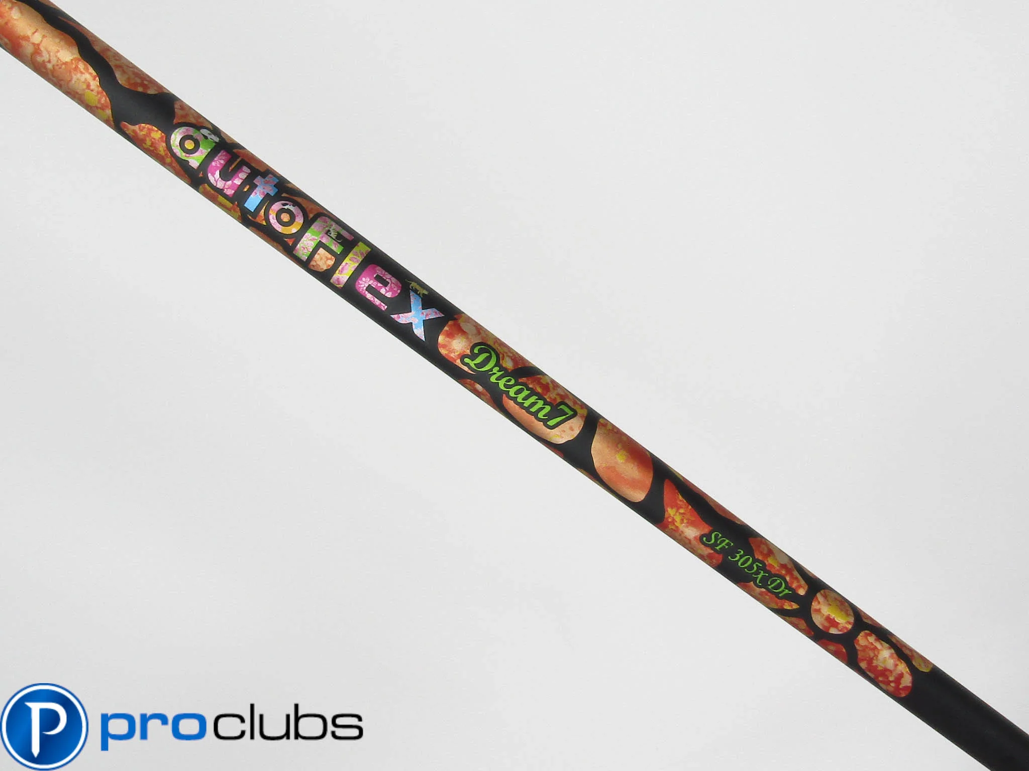 NEW AUTOFLEX DREAM 7 BLACK / ORANGE SF305X SENIOR FLEX DRIVER SHAFT #512673