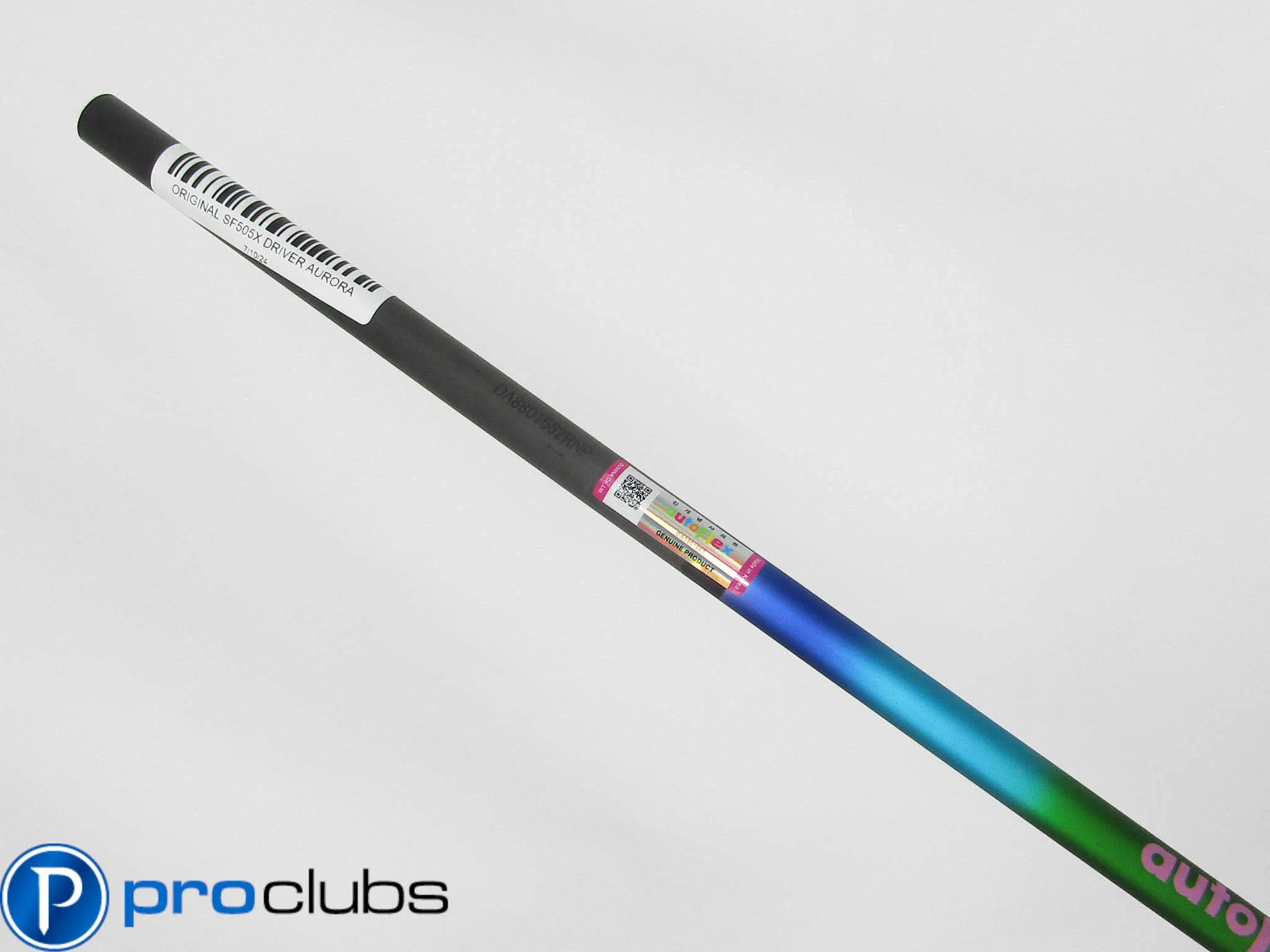 NEW AUTOFLEX SF505X RAINBOW (100-110MPH) X-FLEX DRIVER SHAFT #512676 - Image 2