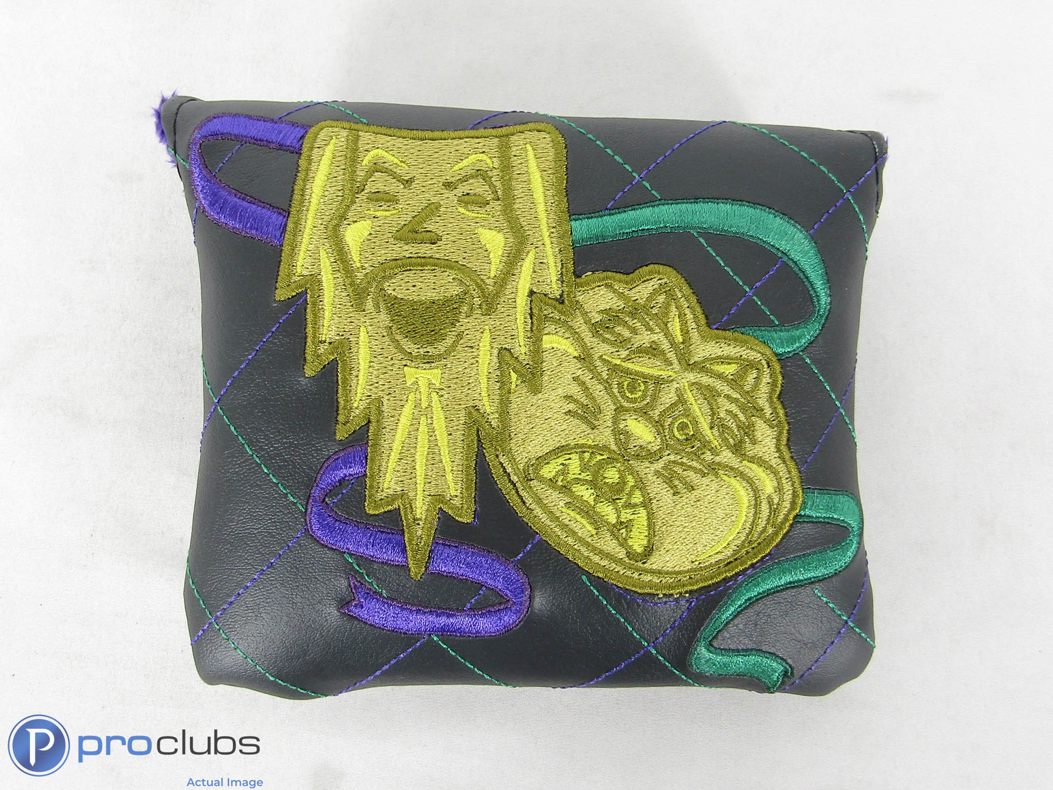 New! Bettinardi Mardi Gras Icon Theatre Masks Mallet Putter Headcover - 506647