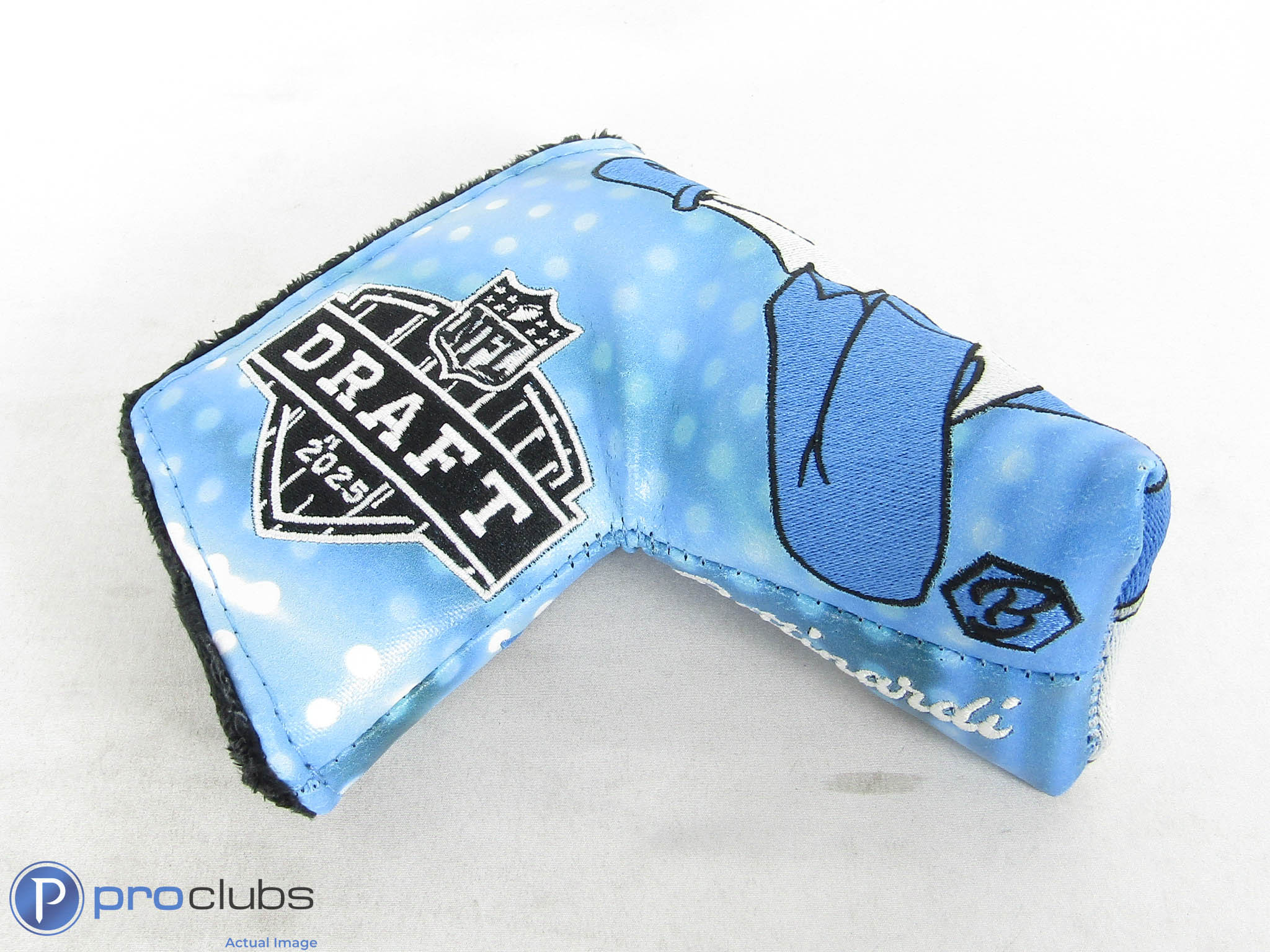 New! Bettinardi 2025 NFL Draft Day Panthers Blade Putter Headcover - 507989 - Image 2