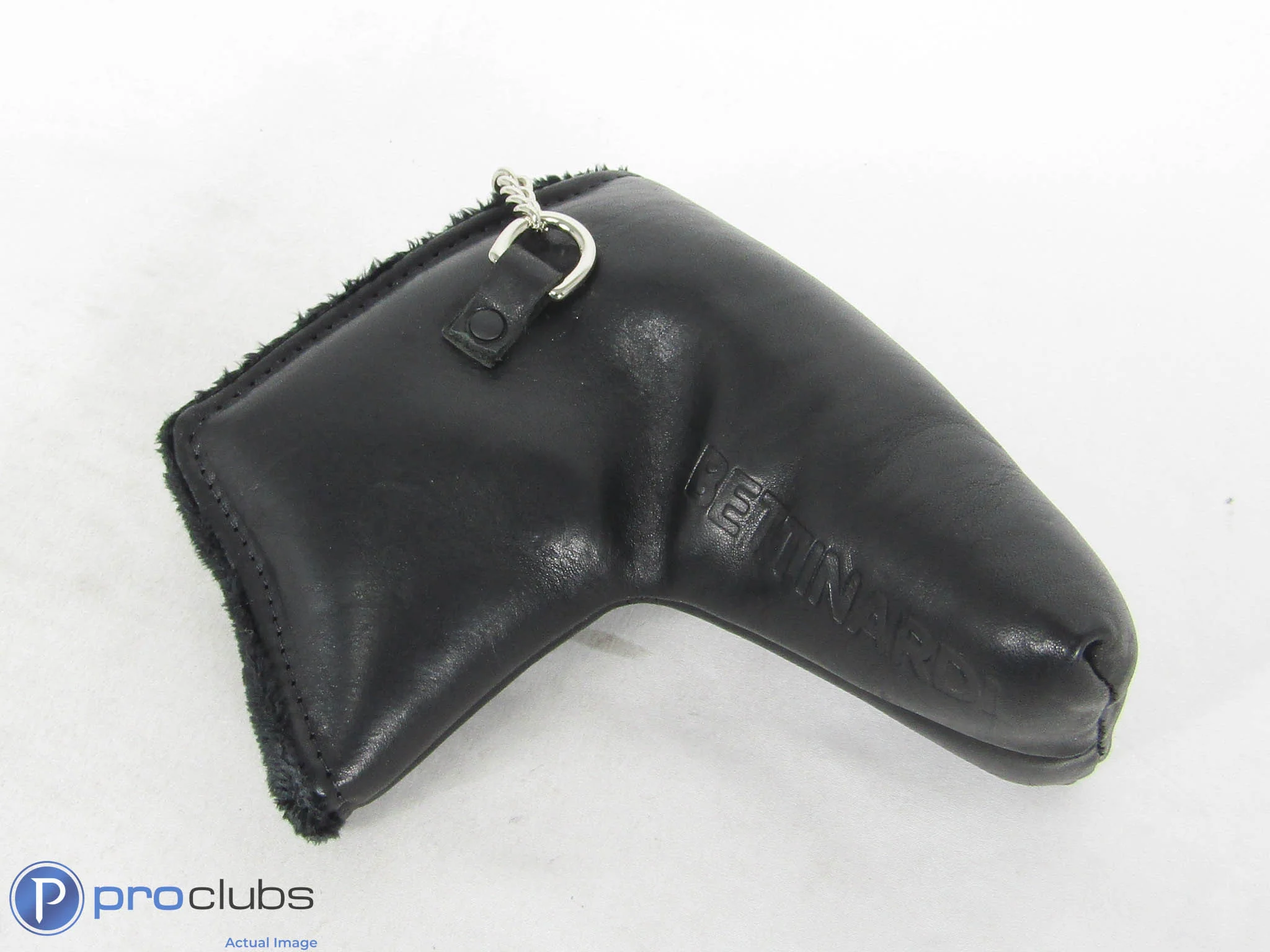 New! Bettinardi Fine Leather Black Blade Putter Headcover - 510884 - Image 2