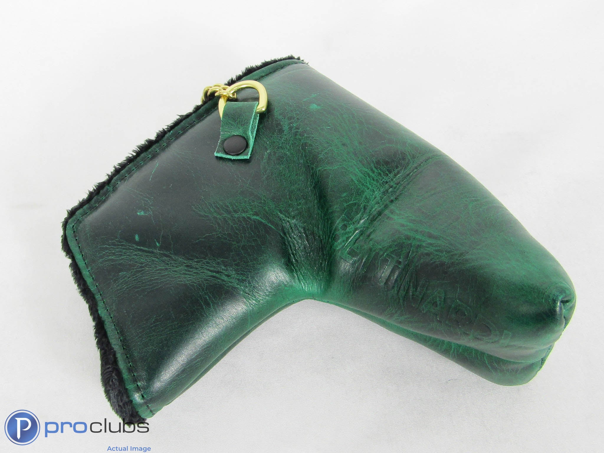 New! Bettinardi Fine Leather Green Blade Putter Headcover - 511289 - Image 2