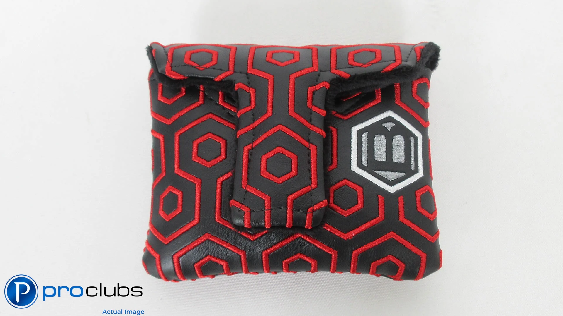 NEW BETTINARDI GEOMETRIC RED MALLET PUTTER HEADCOVER #344327 - Image 2