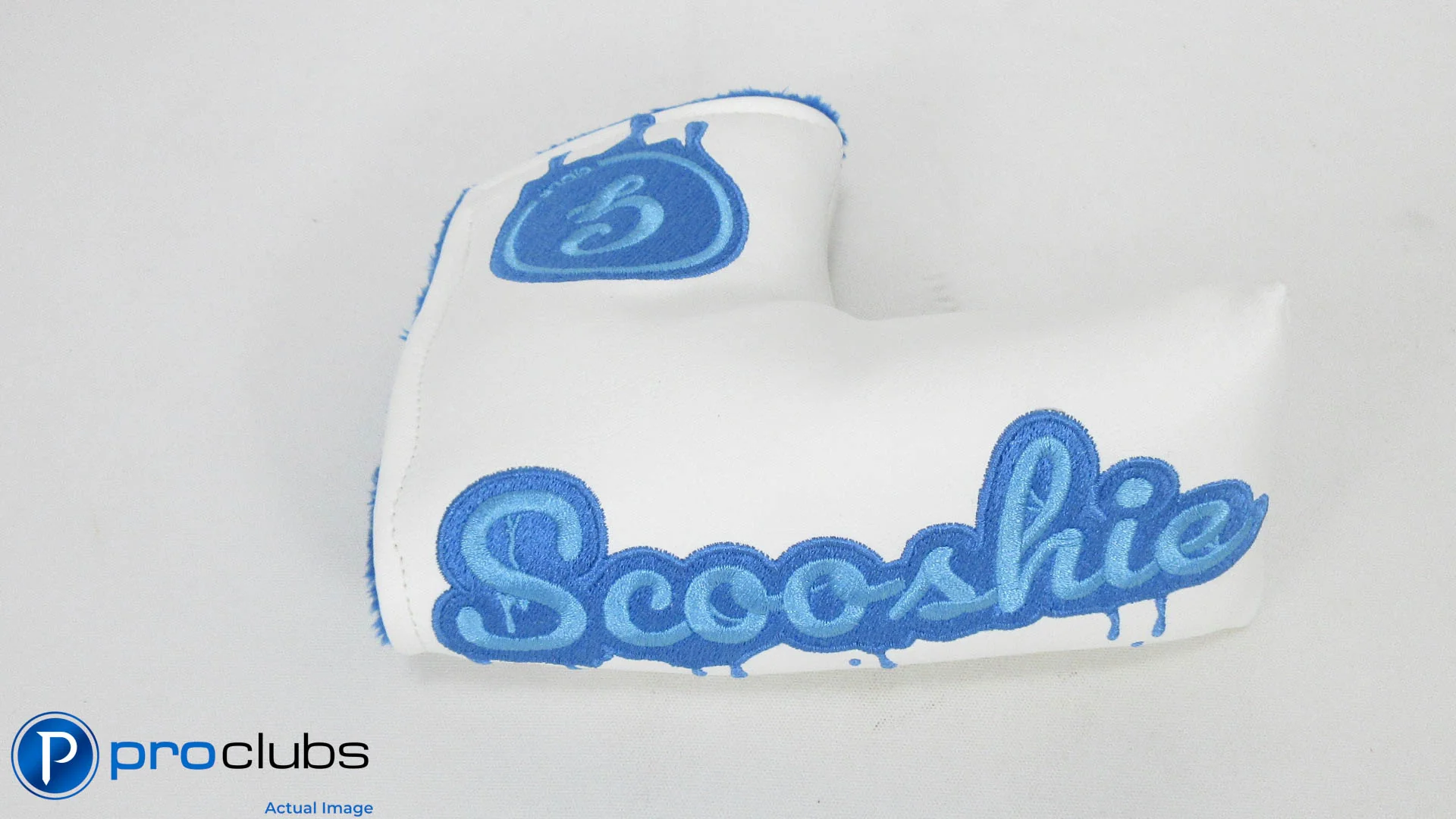 NEW BETTINARDI GEORGE GANKAS TOUR SCOOSHIE WHITE BLADE PUTTER HEADCOVER #344336 - Image 3