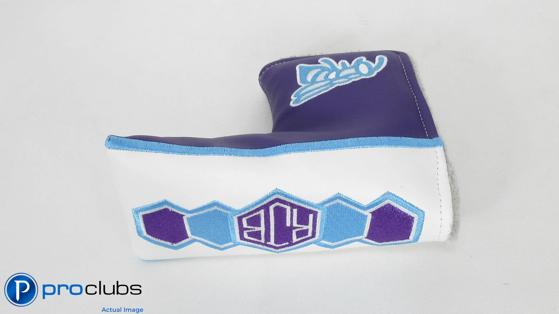 NEW BETTINARDI RETRO ORIGINAL RJB PURPLE / BLUE BLADE PUTTER HEADCOVER #344332 - Image 2
