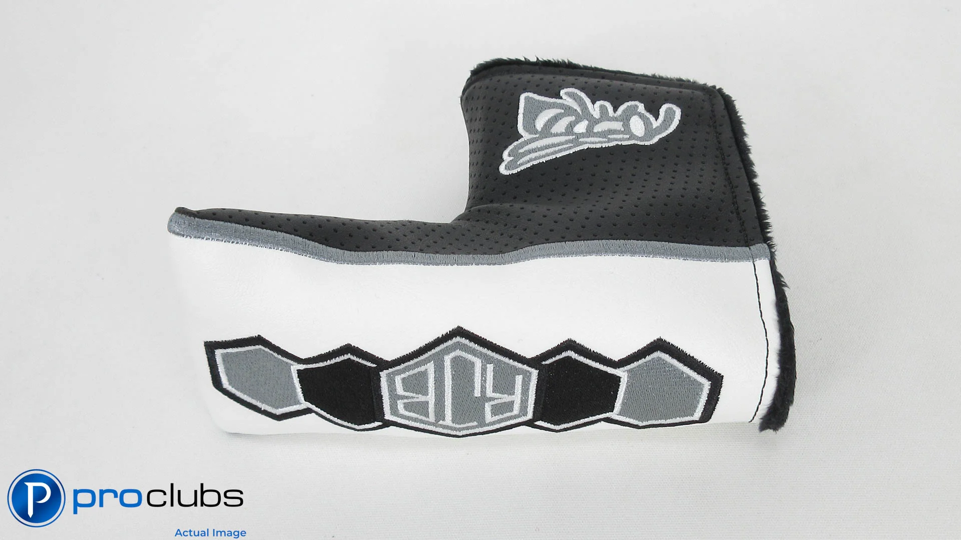 NEW BETTINARDI RETRO ORIGINAL RJB WHITE / BLACK BLADE PUTTER HEADCOVER #344328 - Image 2