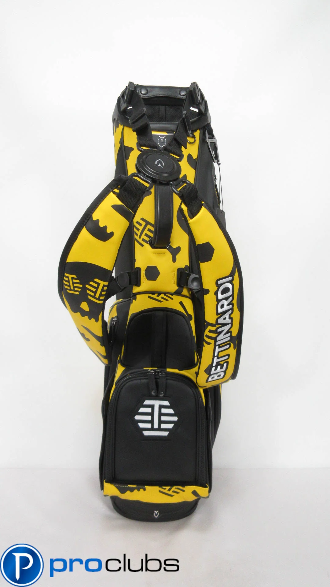 NEW BETTINARDI T-HIVE EYES SKULL & BONES VESSEL PLAYER IV STAND BAG #398258 - Image 3