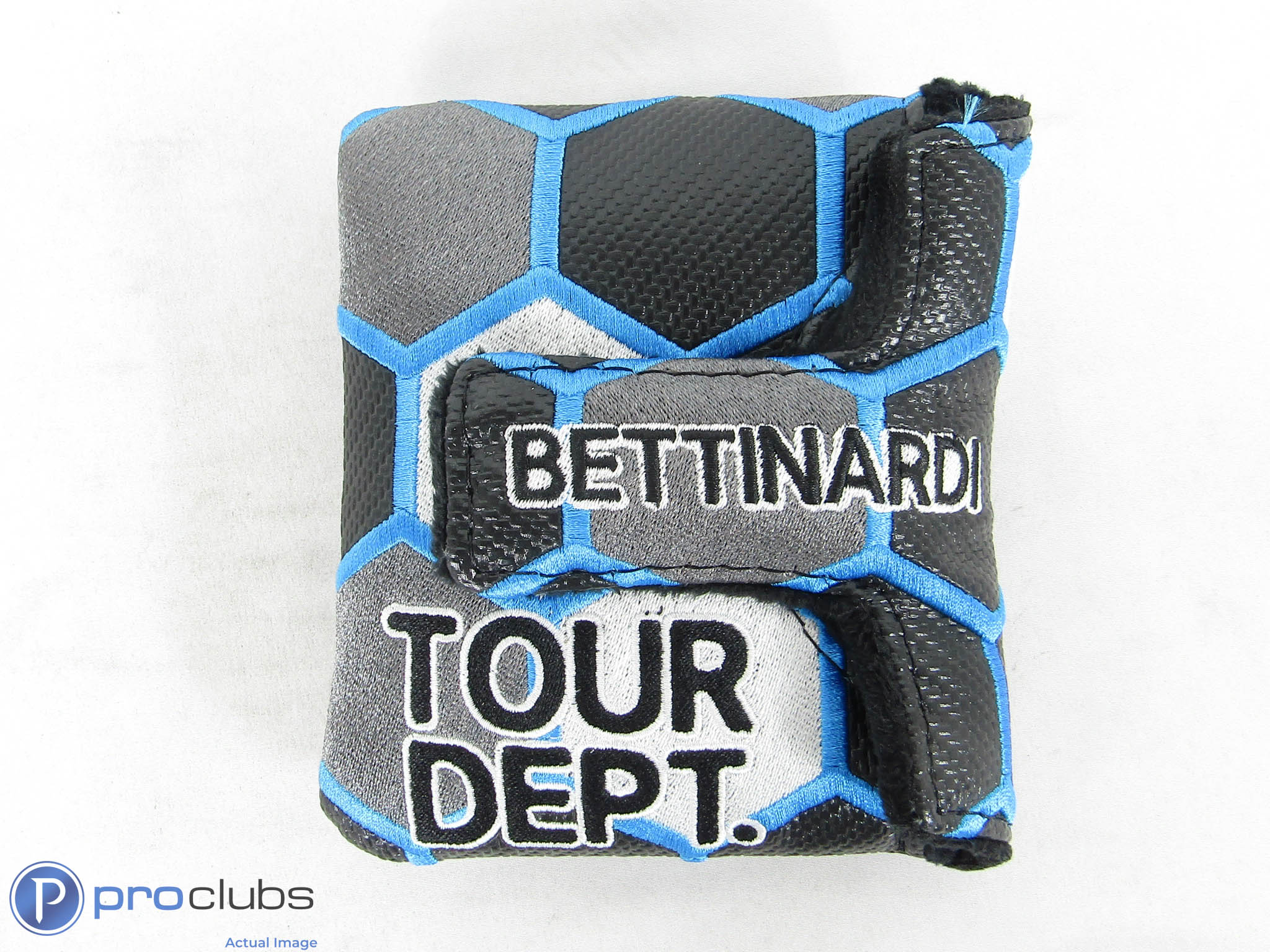 New! Bettinardi Tour Dept Electric Blue Honeycomb Mallet Putter Cover - 507682