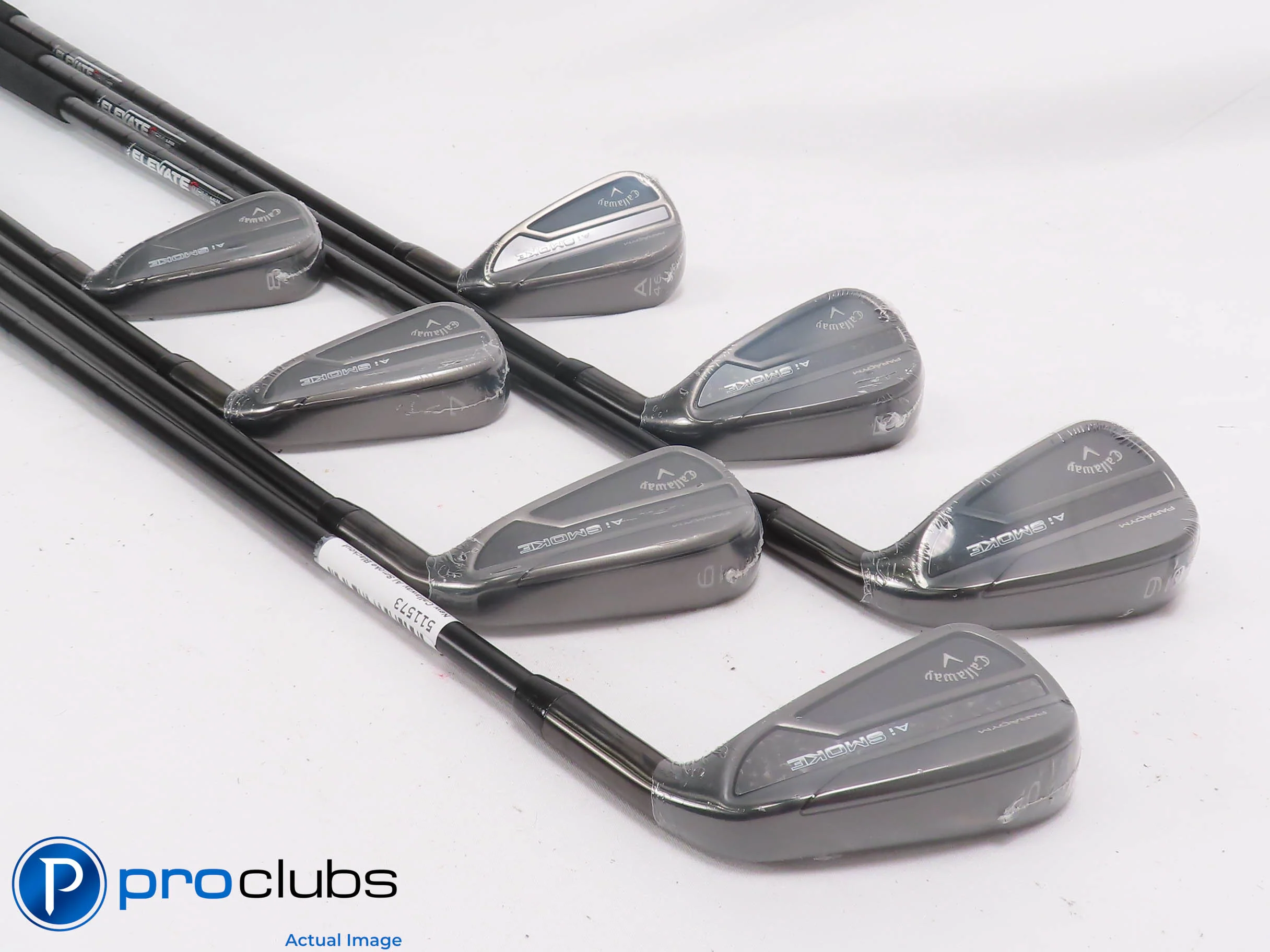 New Callaway Ai Smoke Blackout 5-PW,AW Iron Set Elevate Stiff Flex Steel 511573 - Image 2