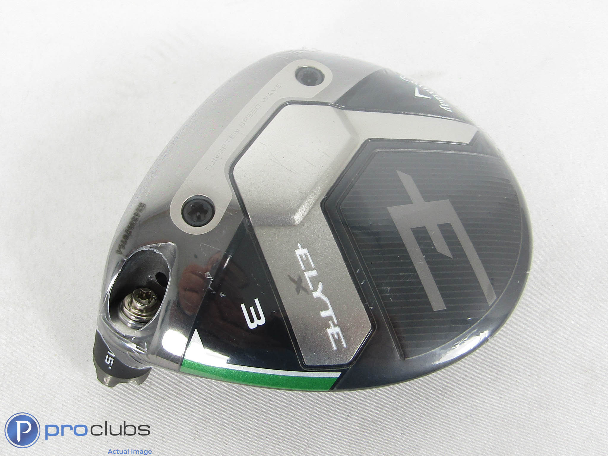 New Left Handed! Callaway ELYTE X 15* 3 Wood - Head Only - 507248