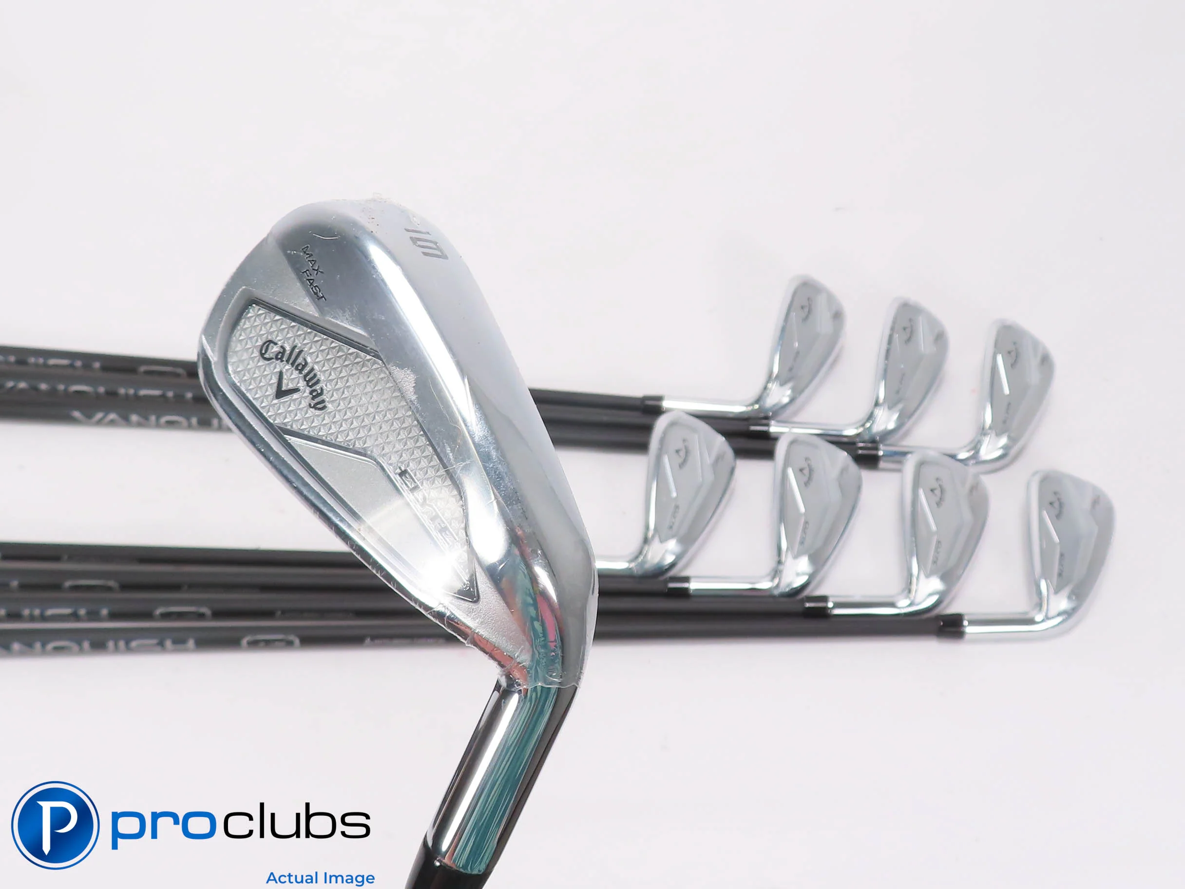 NEW Callaway ELYTE MAX FAST 6-PW,AW,GW,SW Iron Set - Senior Flex Graphite 511710