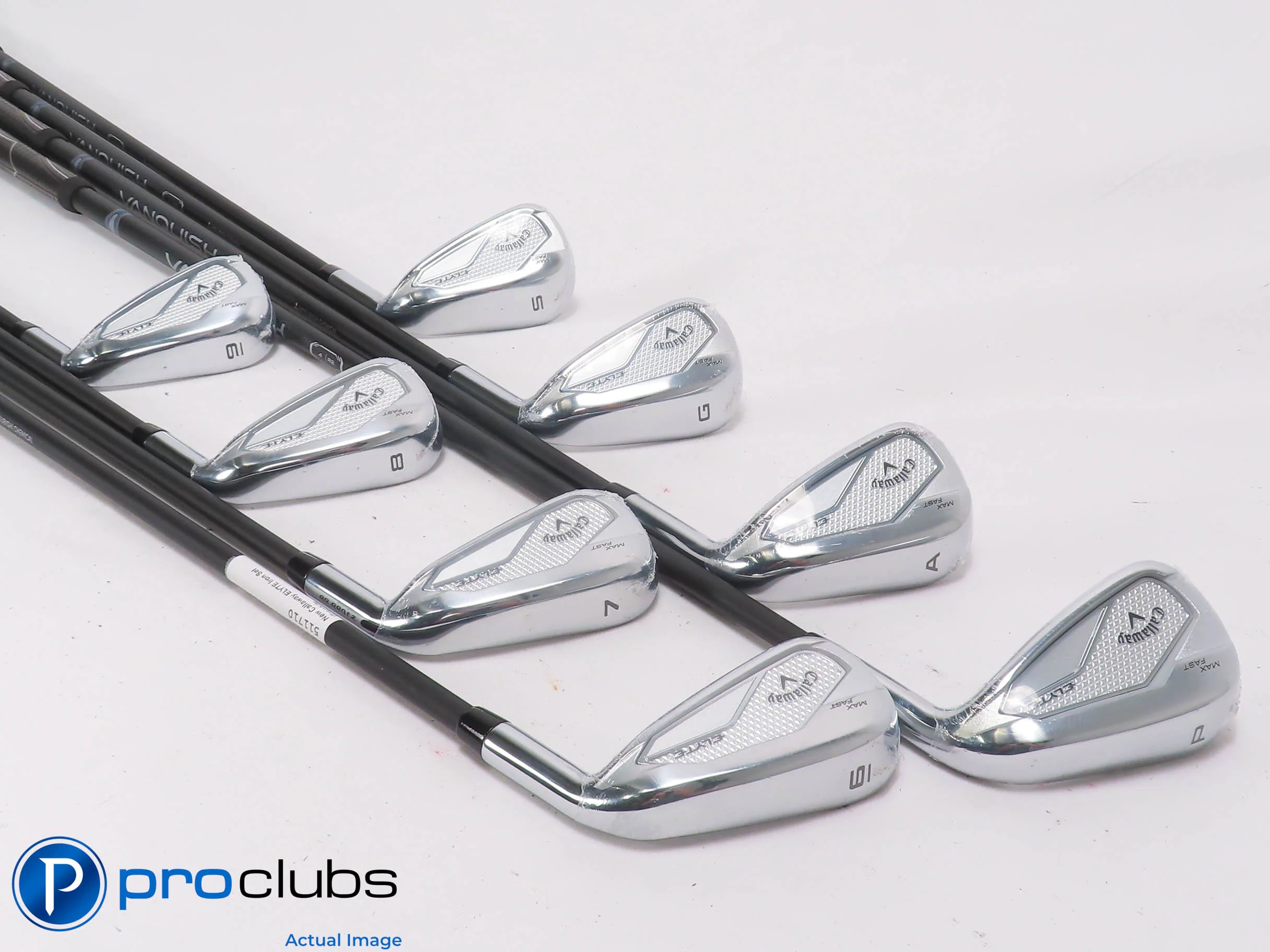 NEW Callaway ELYTE MAX FAST 6-PW,AW,GW,SW Iron Set - Senior Flex Graphite 511710 - Image 2