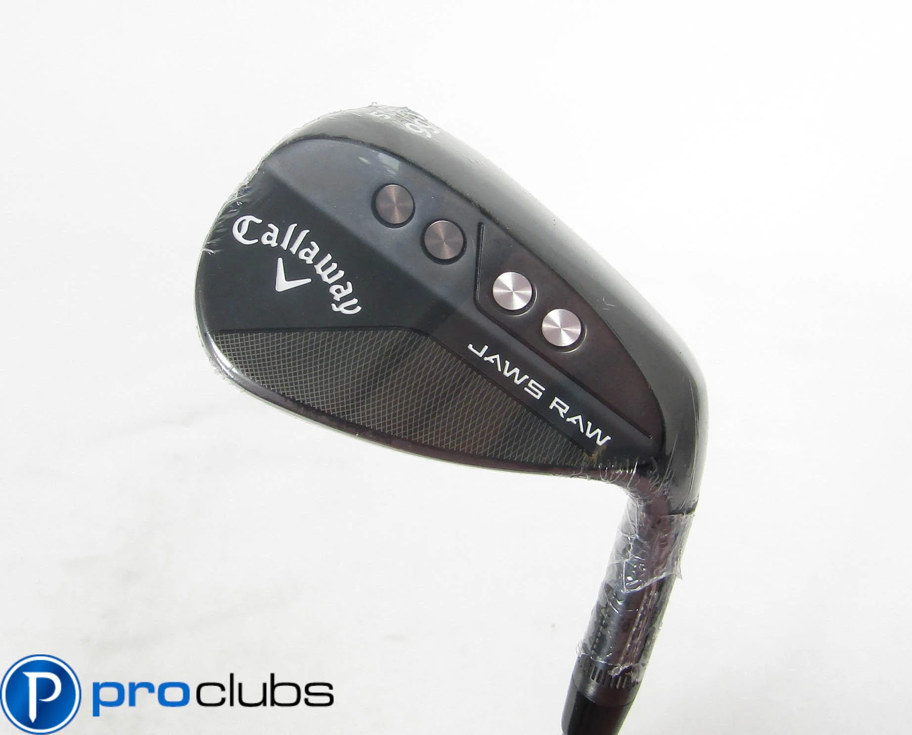 NEW CALLAWAY JAWS RAW BLACK (10* S-GRIND) 56* WEDGE STEEL REGULAR FLEX #510441