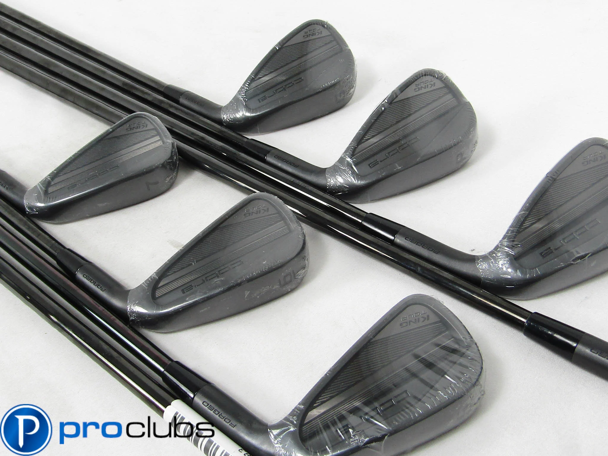 NEW COBRA '2025 KING TOUR BLACK IRONS 4-PW STEEL KBS $-TAPER 130 X-FLEX (+1") - Image 3
