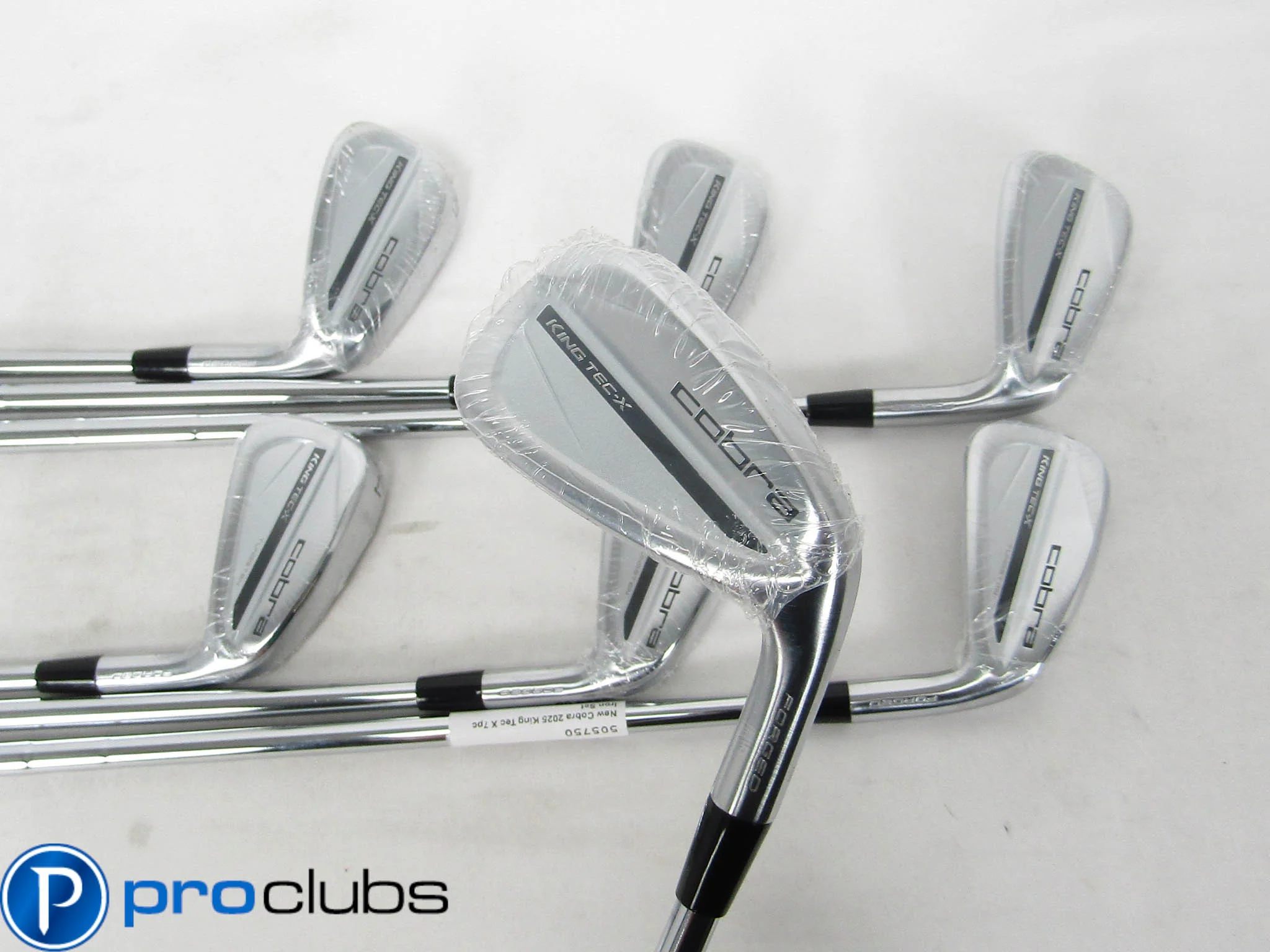 NEW COBRA '2025 KING TEC-X IRONS 5-PW,GW STEEL DYNAMIC GOLD 105 S300 STIFF -1/2"