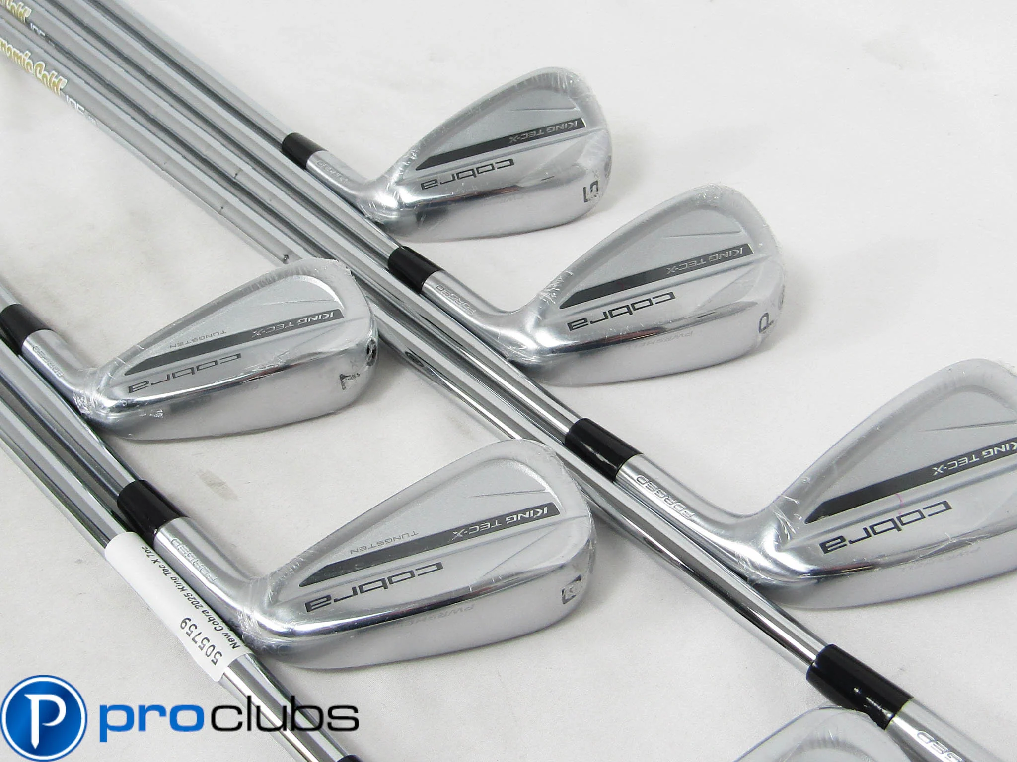 NEW COBRA '2025 KING TEC-X IRONS 5-PW,GW STEEL DYNAMIC GOLD 105 STIFF (3* FLAT) - Image 3