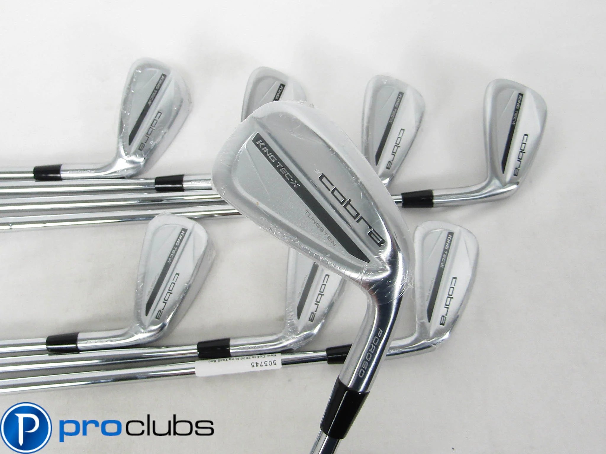 NEW COBRA 2025 KING TEC-X IRONS 4-PW,GW STEEL DYNAMIC GOLD 105 REGULAR (1* FLAT)