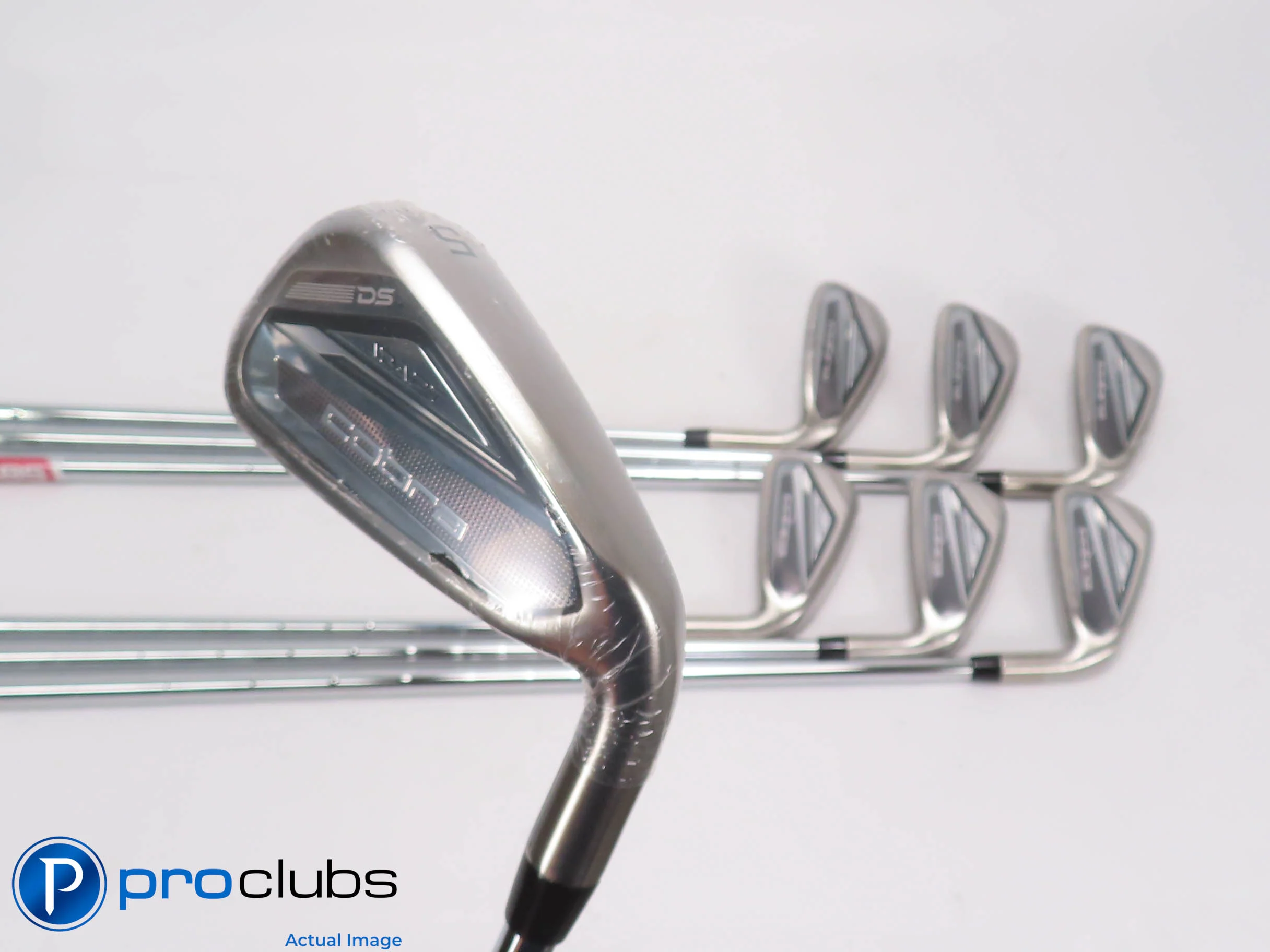 NEW Cobra DS-Adapt 5-PW,GW Iron Set -KBS Tour Lite Stiff Flex Steel -1/2" 505565