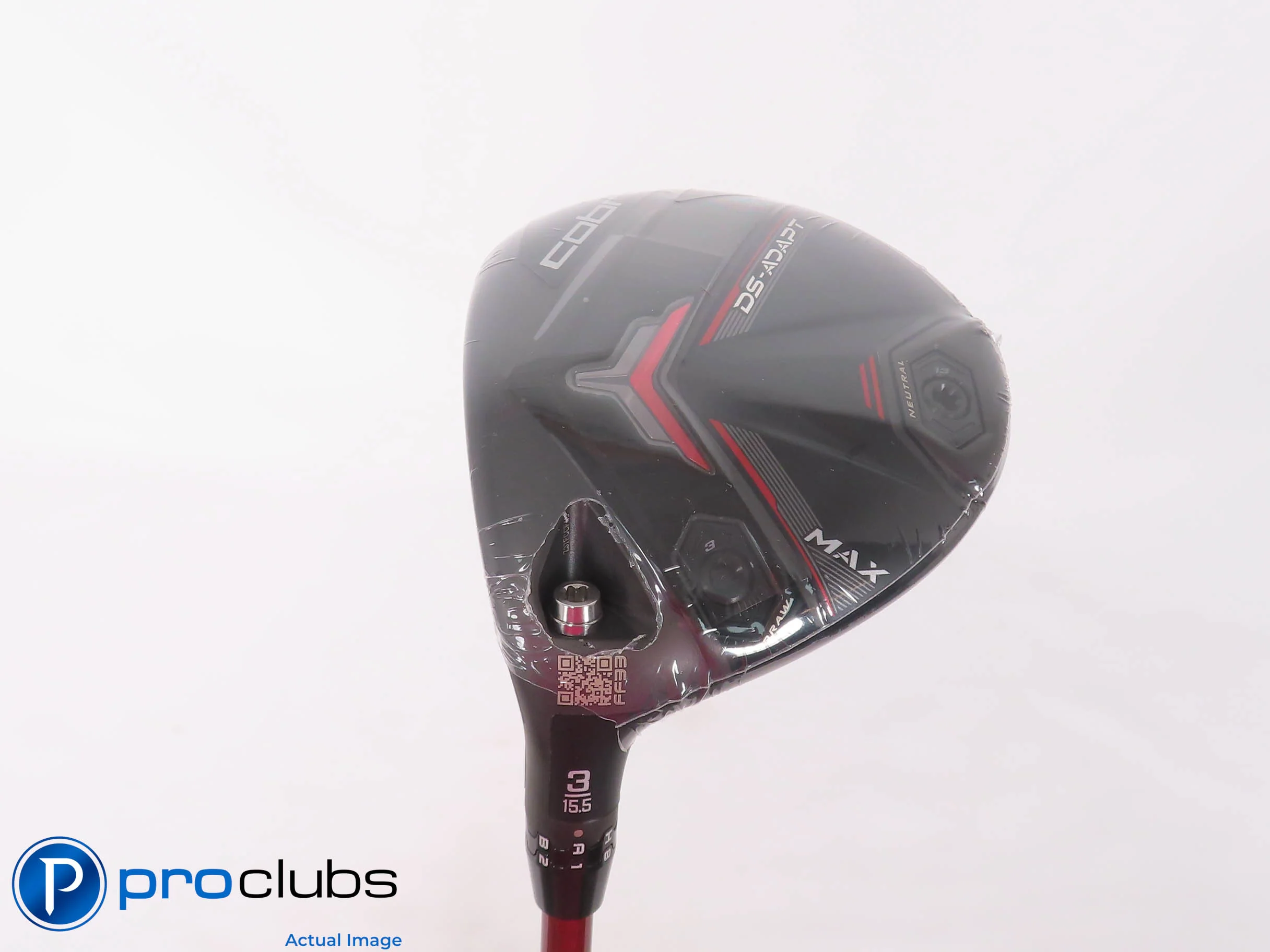 New! Left Handed Cobra DS-Adapt MAX 15.5* 3 Wood - Denali Red 50g Stiff - 503859