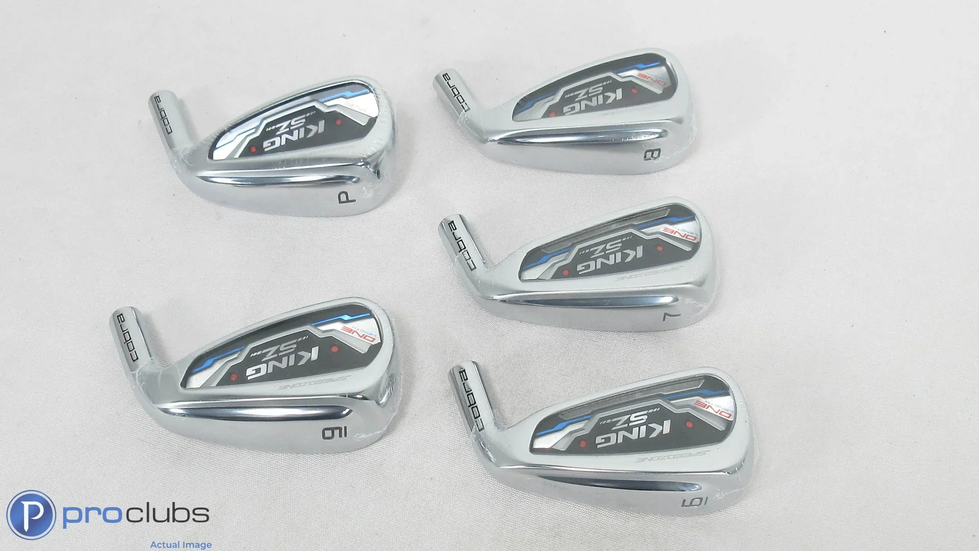 New! Cobra King SZ One Length 6-PW Iron Set - Heads Only - 502356