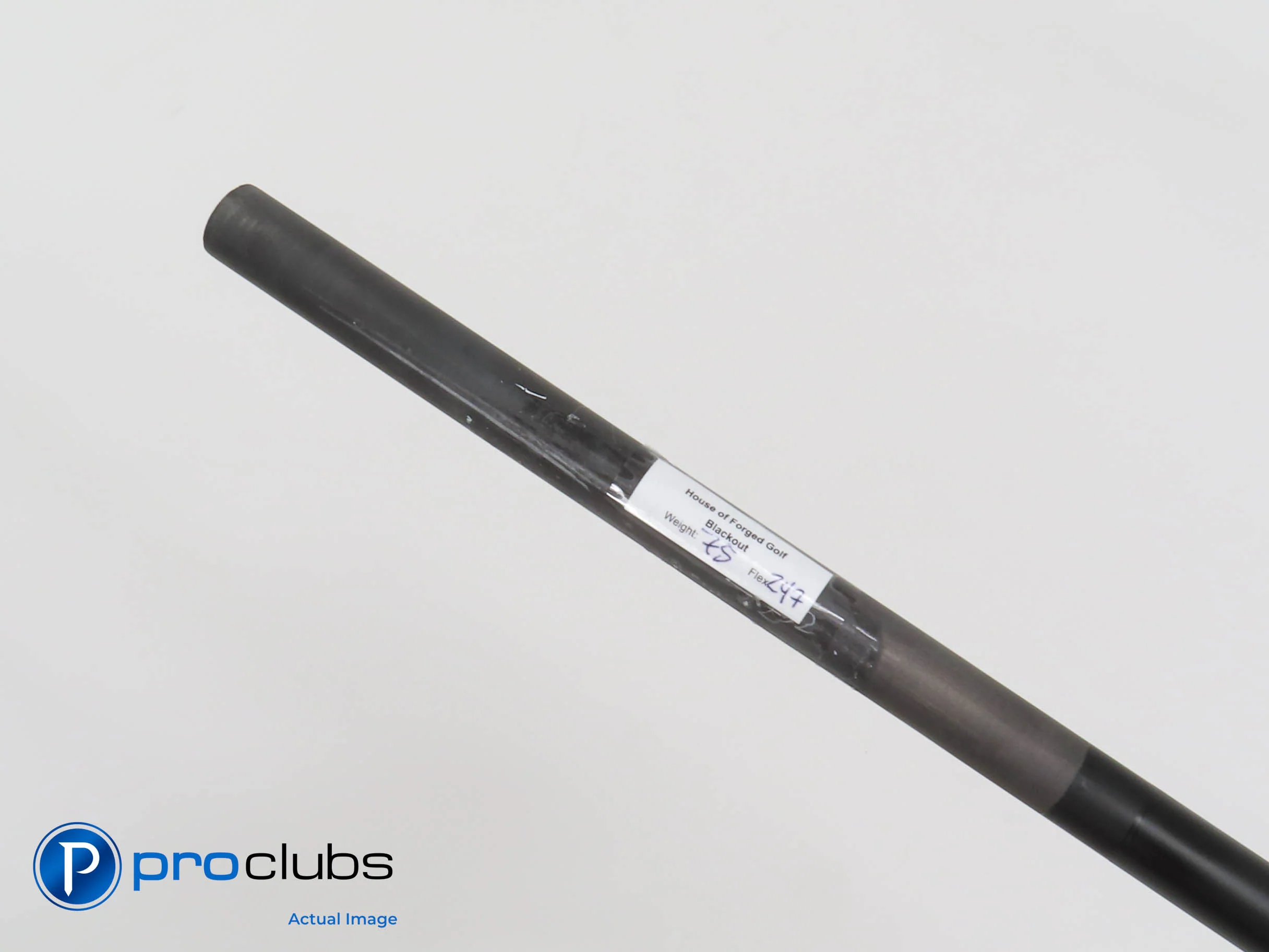 NEW! HOUSE OF FORGED Blackout - R Flex (247-CPM) 75g - 46" Raw Uncut - 402434 - Image 2