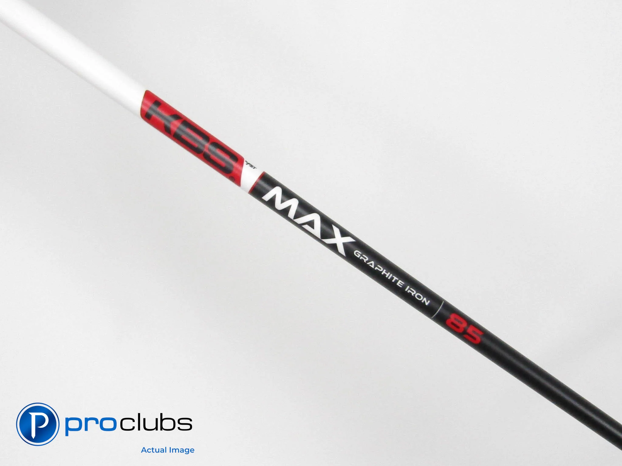 New KBS Max 85 Stiff Flex Graphite Iron / Hybrid Shaft .370" Tip #510600