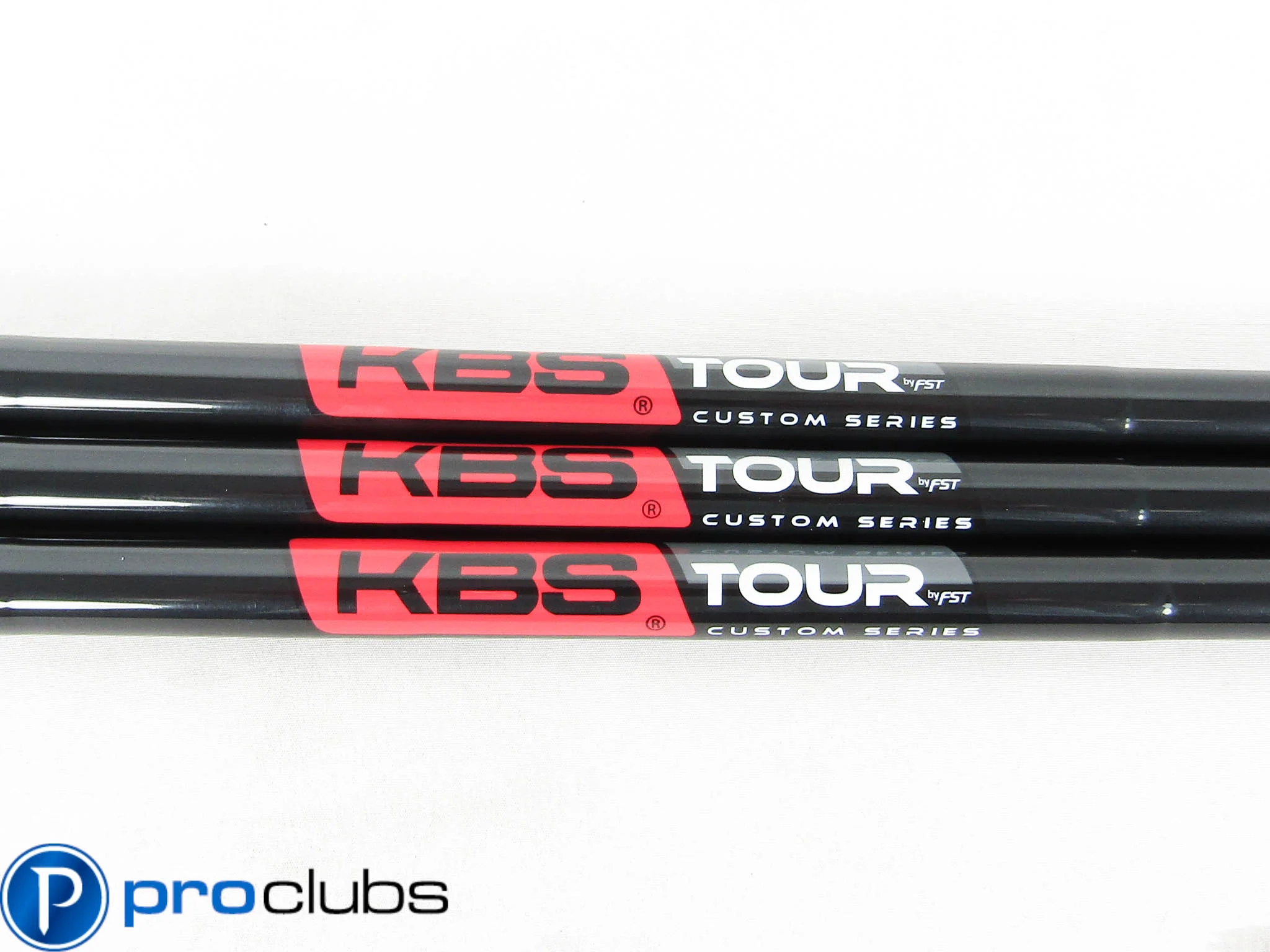 3pc NEW KBS TOUR CUSTOM SERIES (BLACK PEARL / RED) 120 STIFF FLEX WEDGE SHAFTS