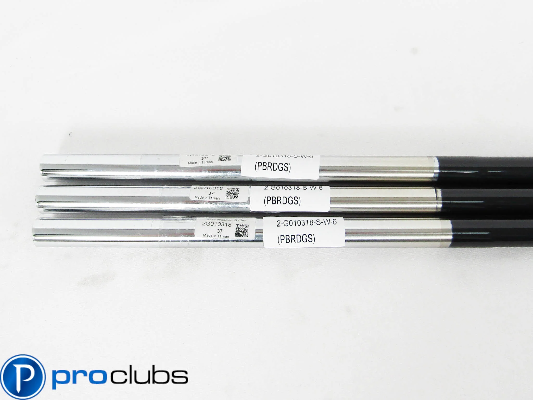 3pc NEW KBS TOUR CUSTOM SERIES (BLACK PEARL / RED) 120 STIFF FLEX WEDGE SHAFTS - Image 2