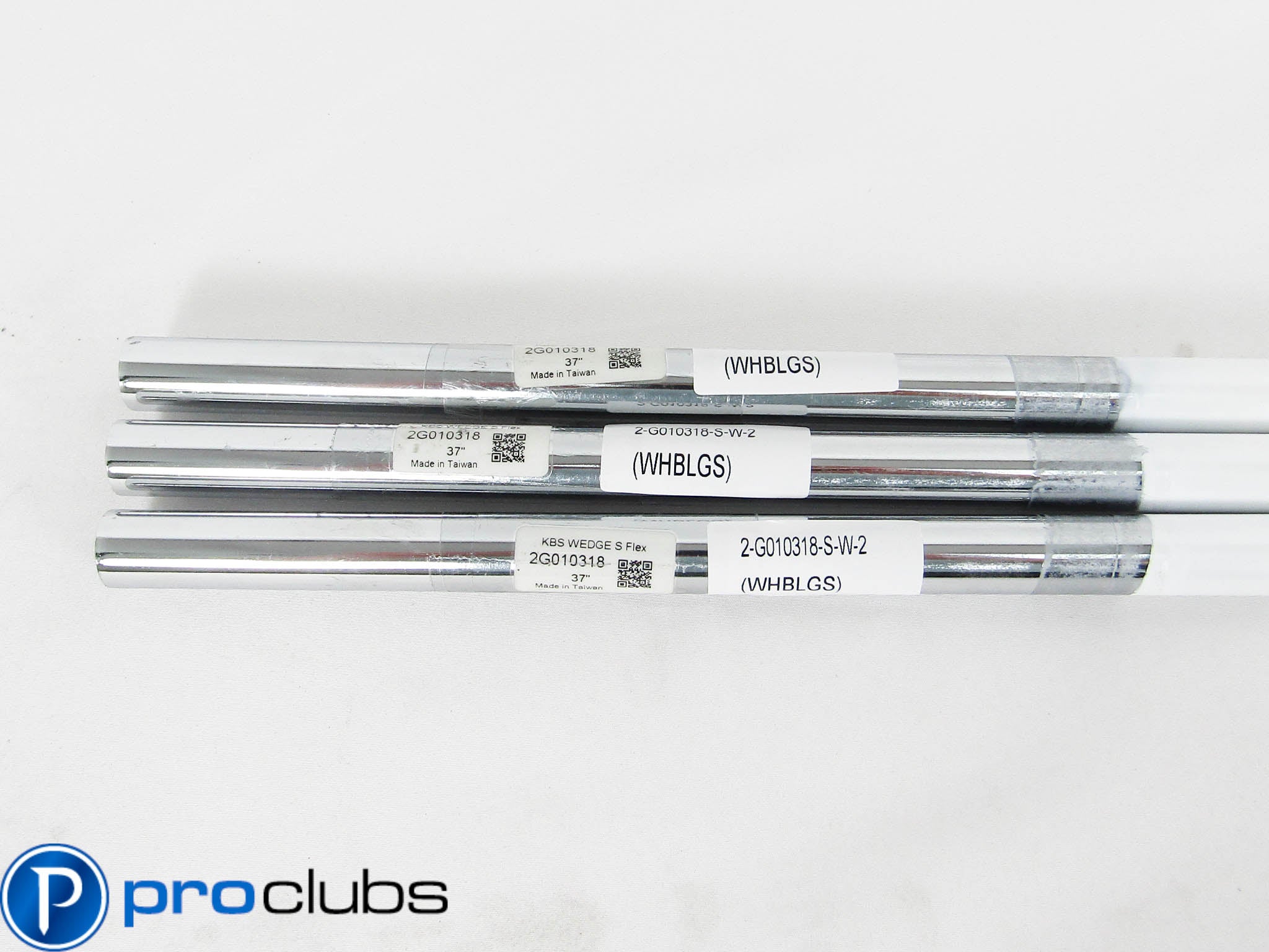 3pc NEW KBS TOUR CUSTOM SERIES (WHITE PEARL / BLUE) 120 STIFF FLEX WEDGE SHAFTS - Image 2