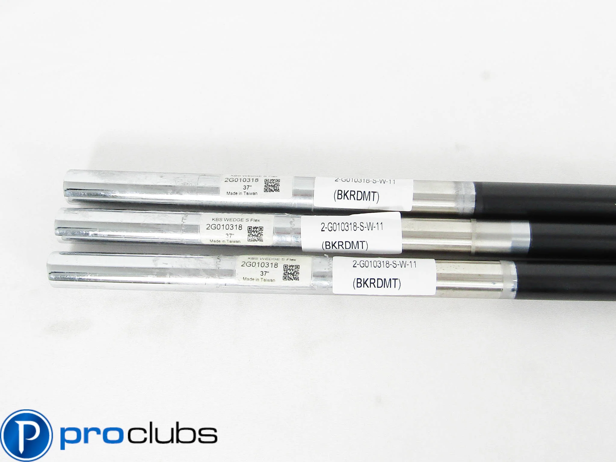 3pc NEW KBS TOUR CUSTOM SERIES (MATTE BLACK / RED) 120 STIFF FLEX WEDGE SHAFTS - Image 2