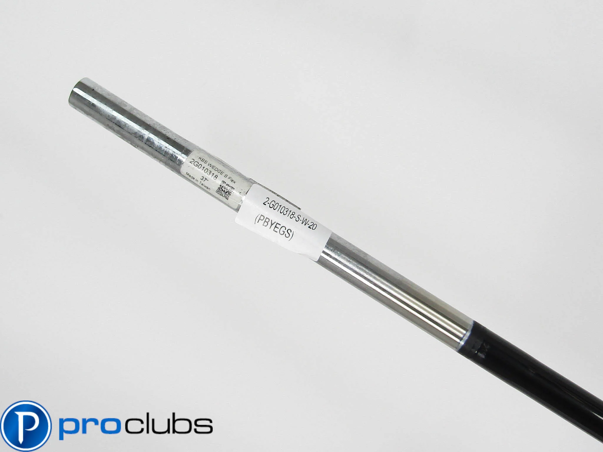 NEW KBS TOUR CUSTOM SERIES BLACK PEARL / YELLOW 120 STIFF FLEX STEEL WEDGE SHAFT - Image 2