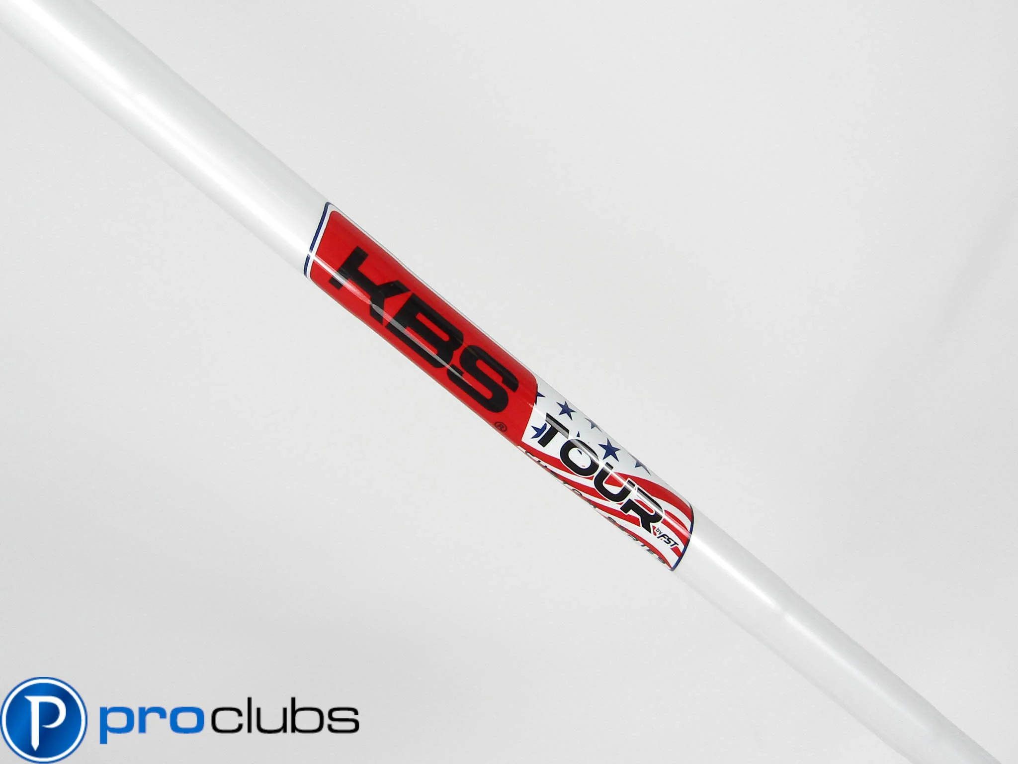 NEW KBS TOUR CUSTOM SERIES WHITE "USA FLAG LABEL" 130G X-FLEX STEEL WEDGE SHAFT