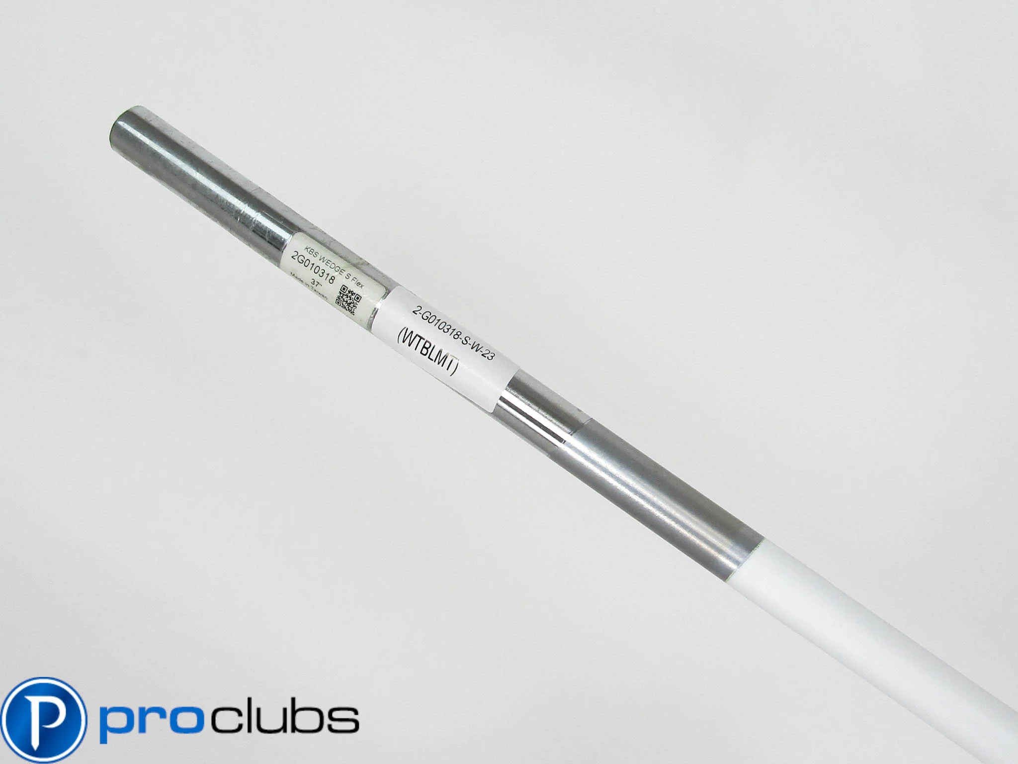NEW KBS TOUR CUSTOM SERIES (MATTE WHITE / BLUE) 120 STIFF FLEX WEDGE SHAFT - Image 2